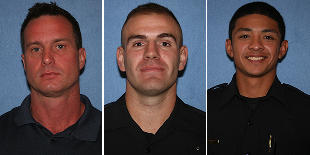 Left to right: Jason E. McFadden, Michael J. Carnicle and Richard G. Pina.