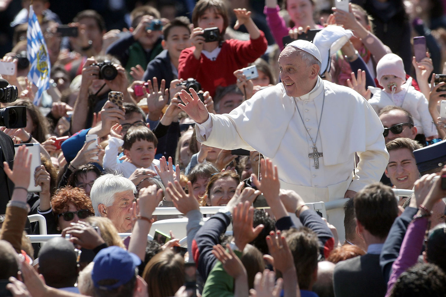 Pope Francis Holds Easter Mass In St. Peter's Square