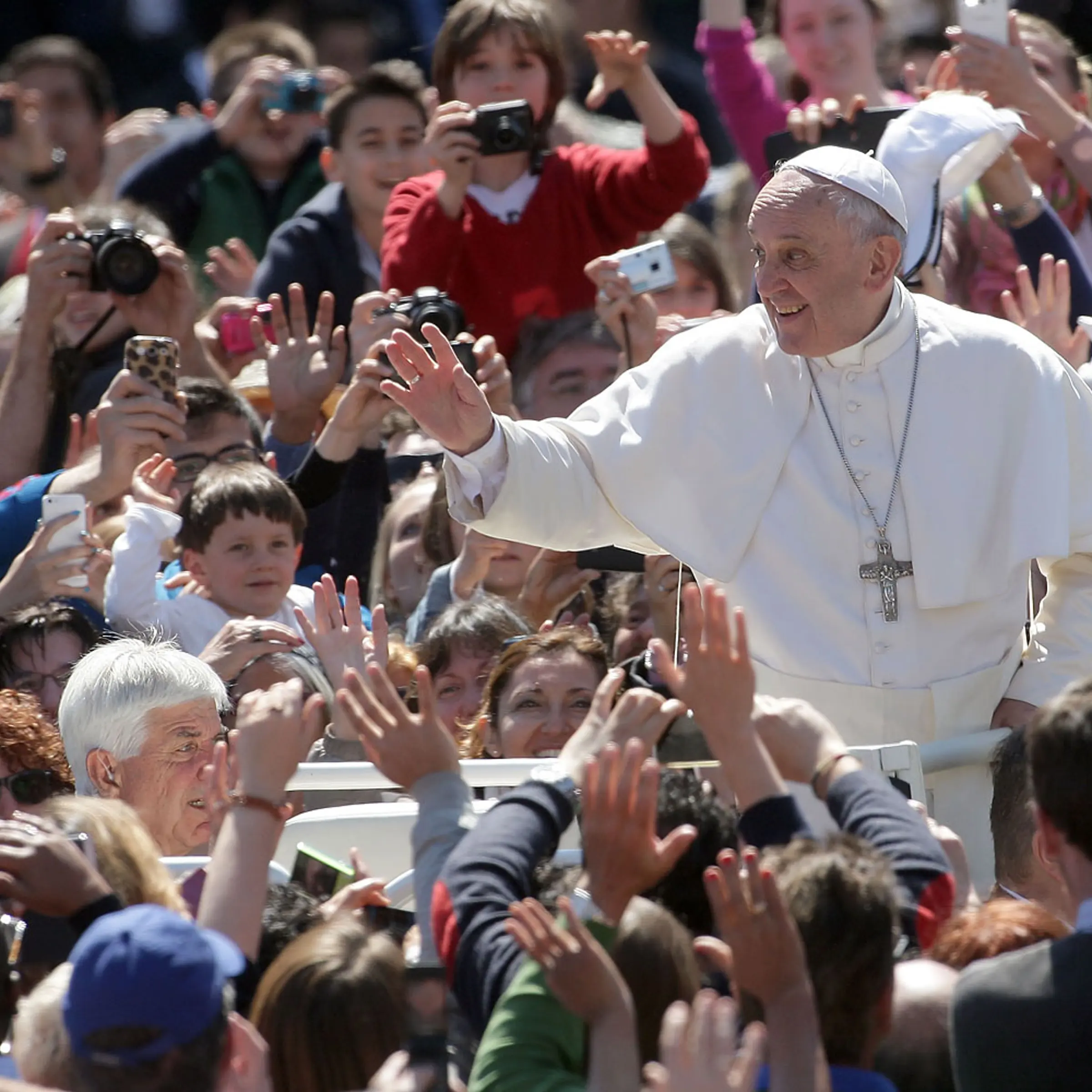 Pope Francis Holds Easter Mass In St. Peter's Square