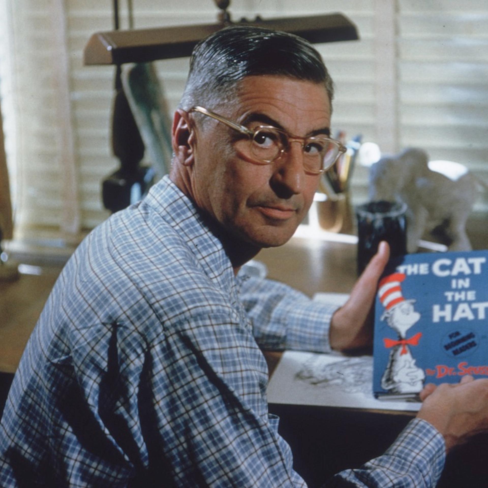 Dr Seuss Holds 'The Cat In The Hat'
