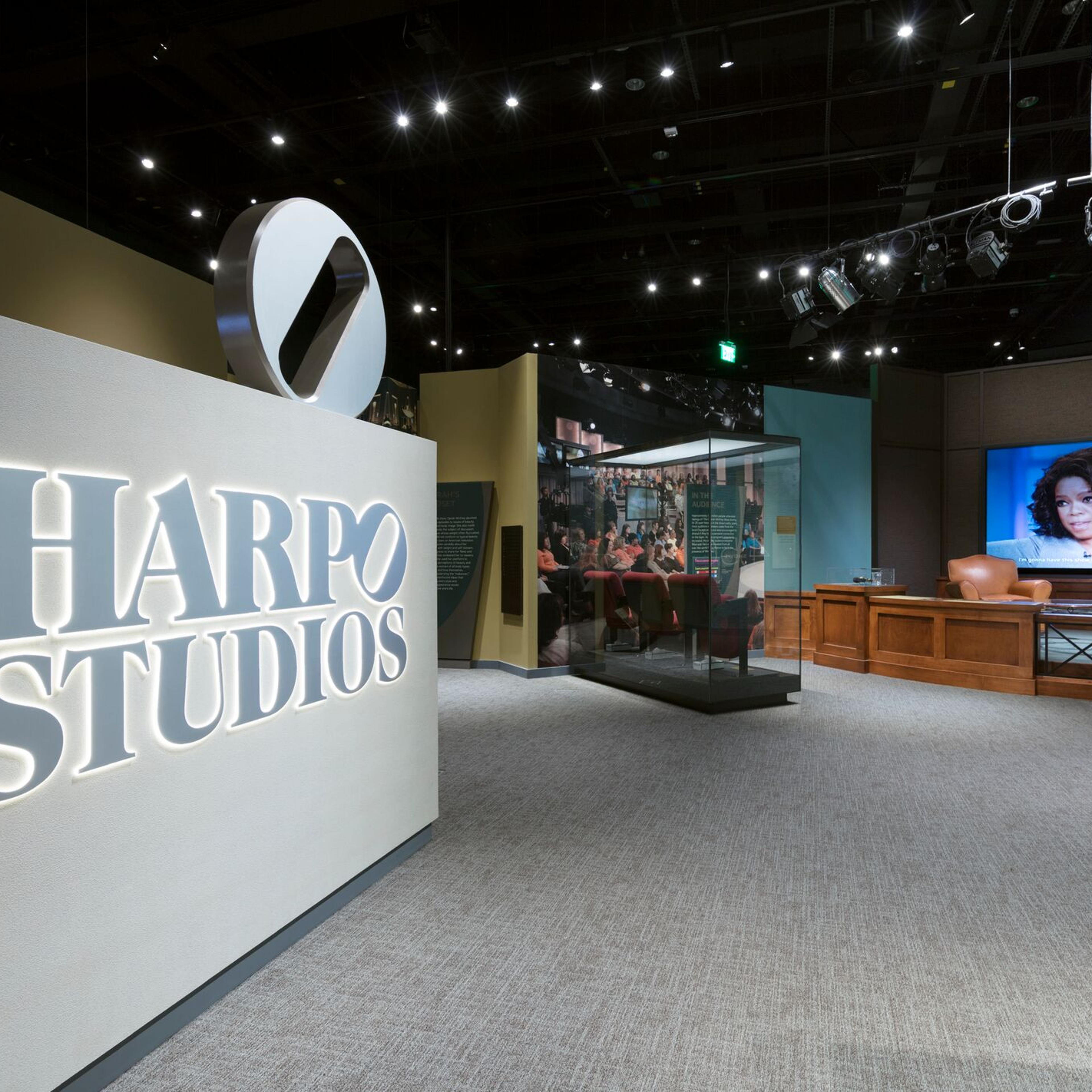 Pieces from the Harpo Studio set are featured in the Smithsonian's new temporary exhibit on Oprah Winfrey.