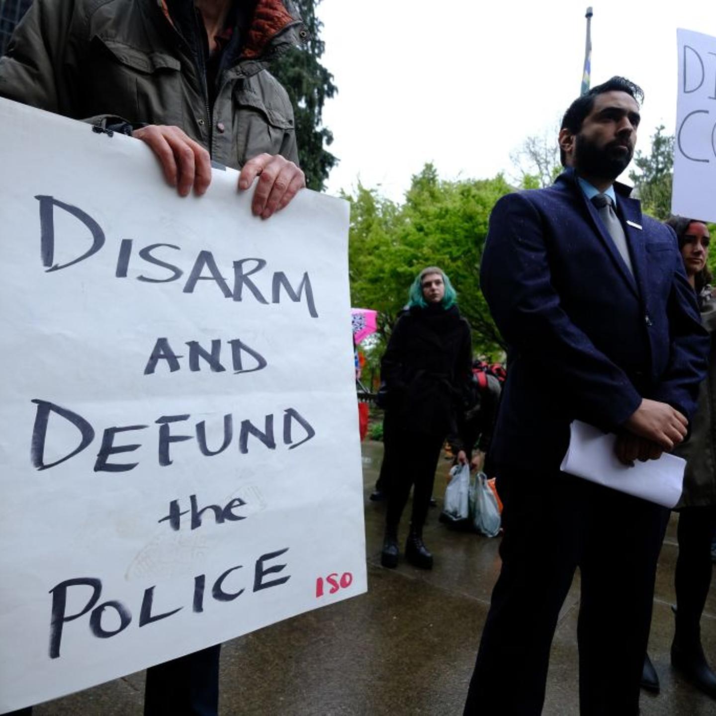 Protest against police shootings in Portland