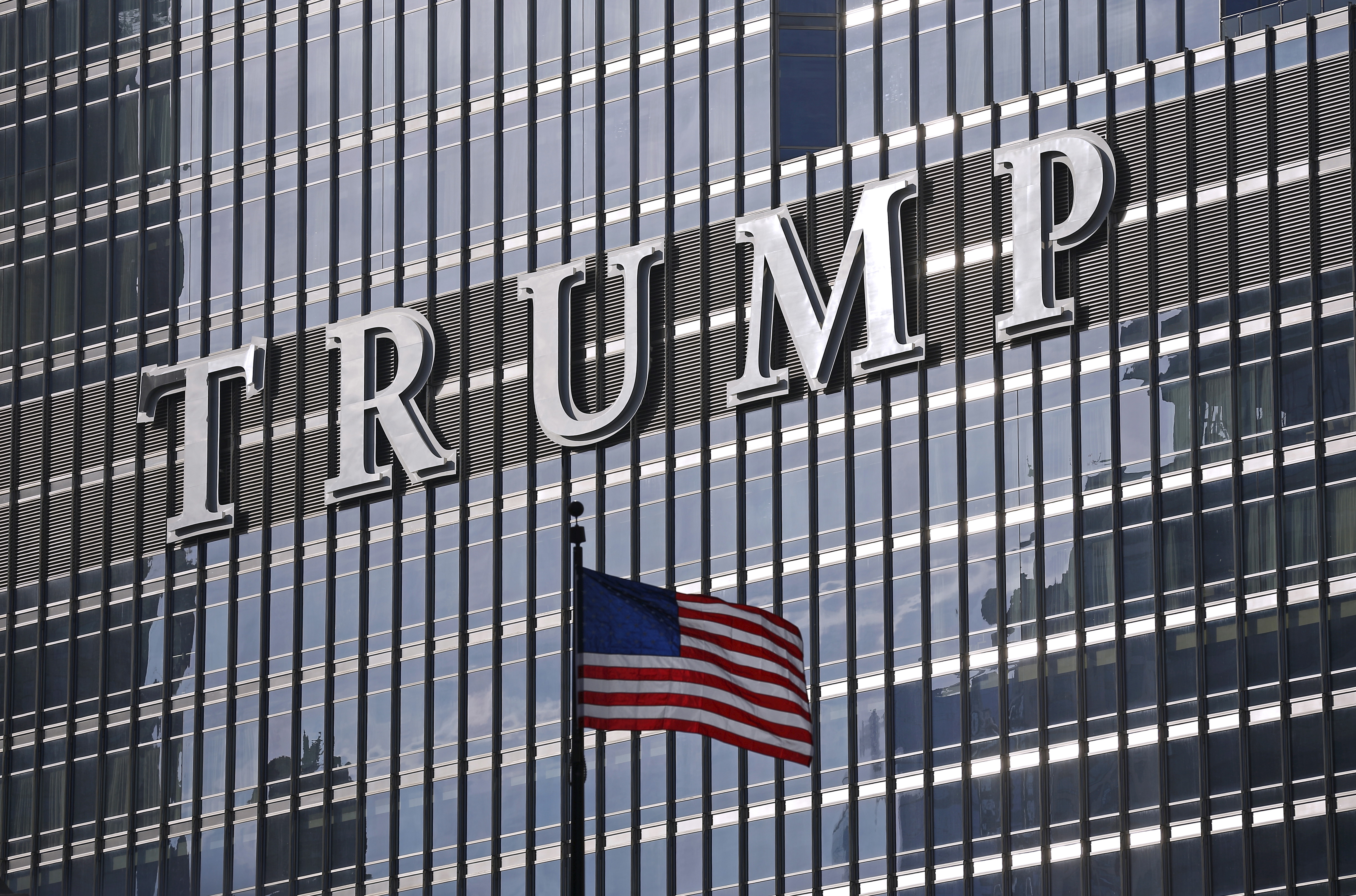 The Trump International Hotel and Tower is seen in Chicago