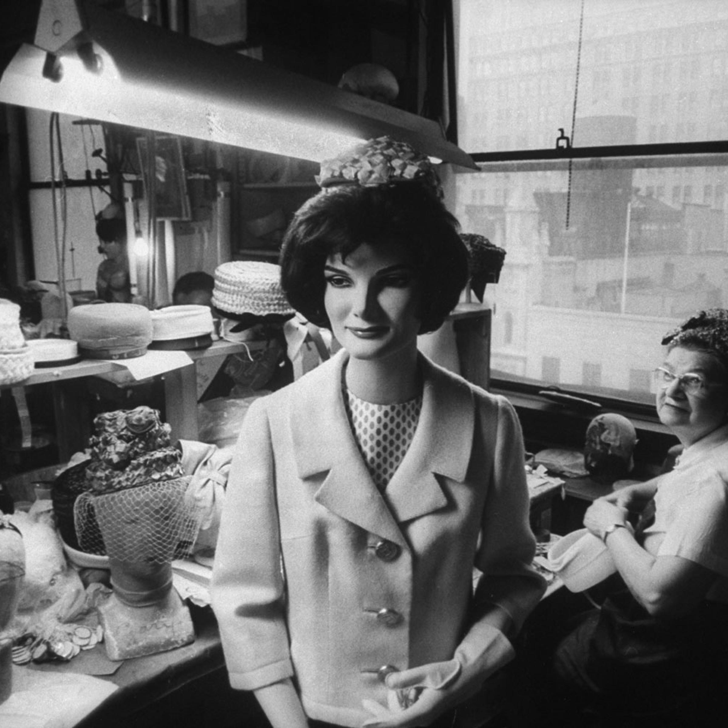 Jackie Kennedy mannequin, 1961