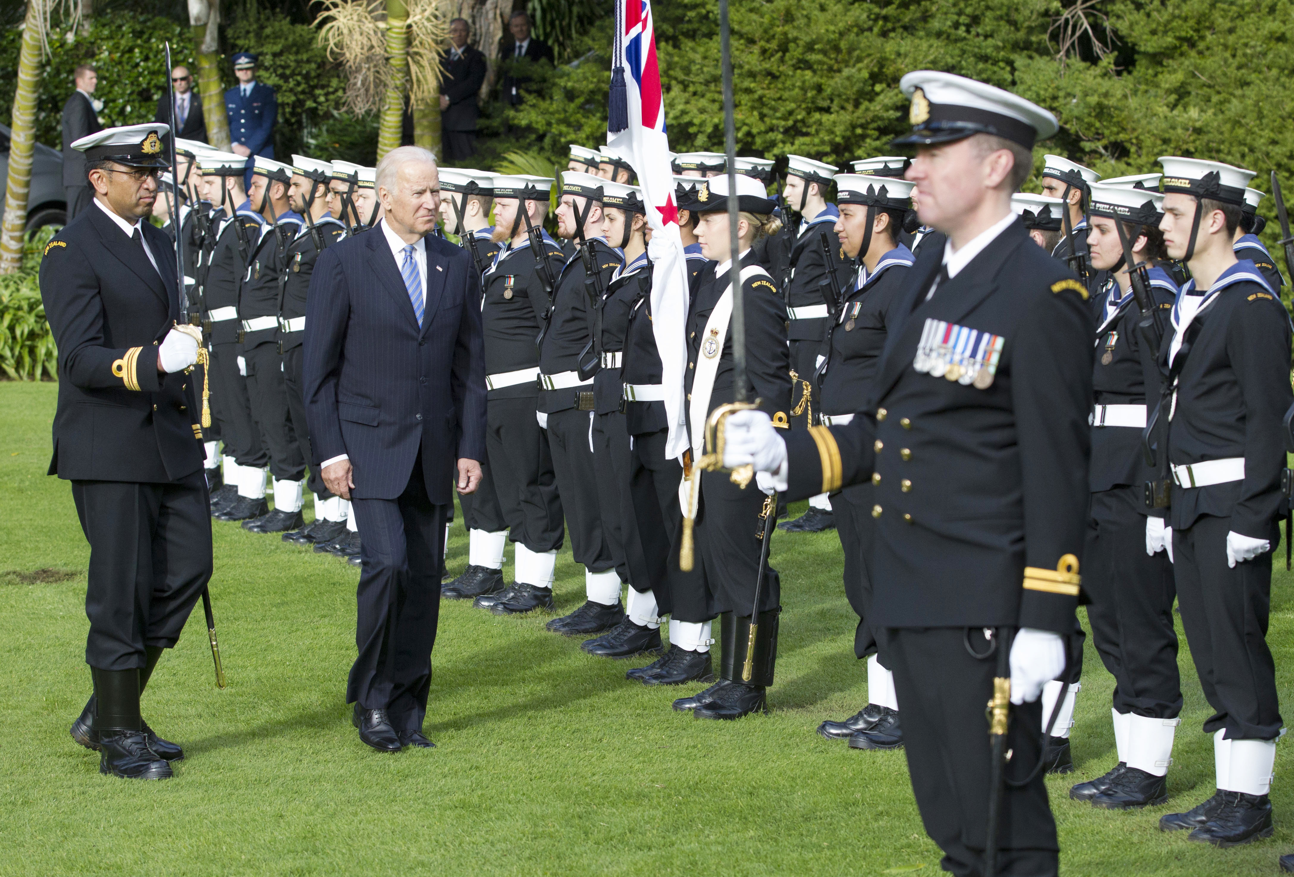 New Zealand Biden Visit
