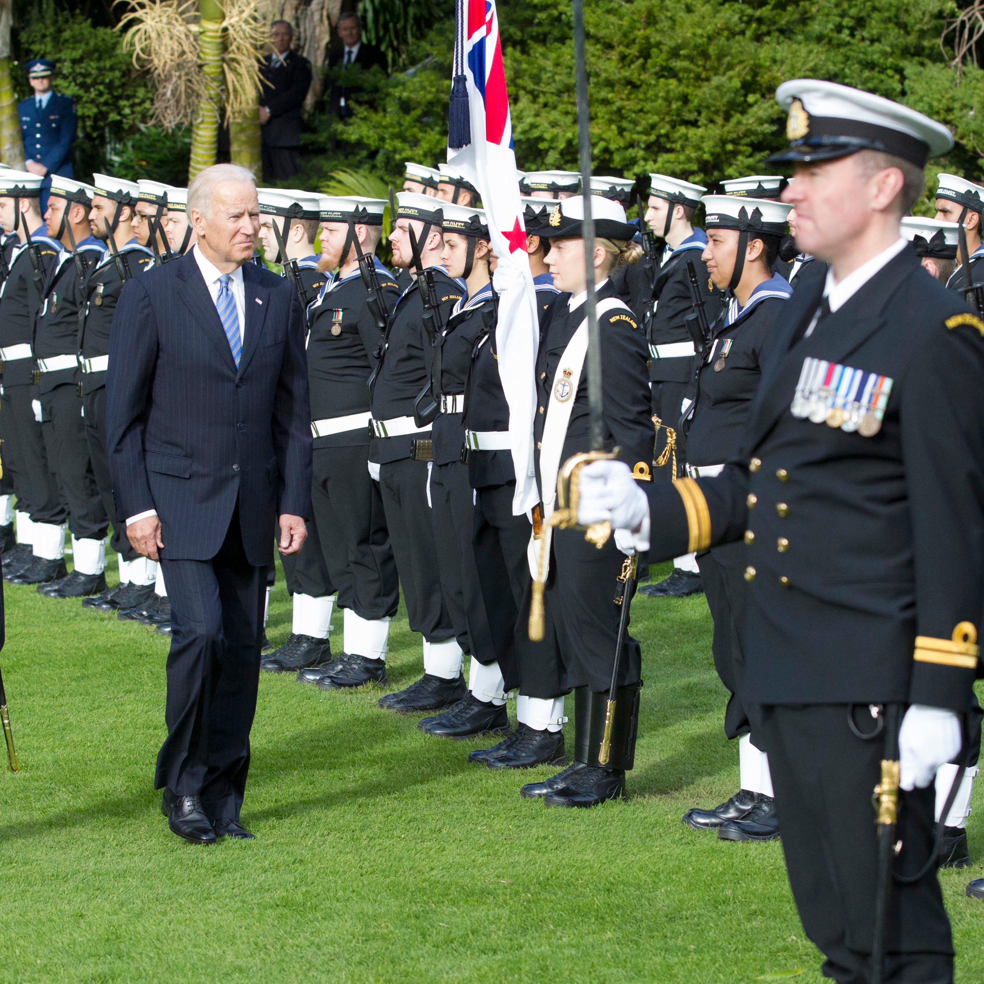 New Zealand Biden Visit