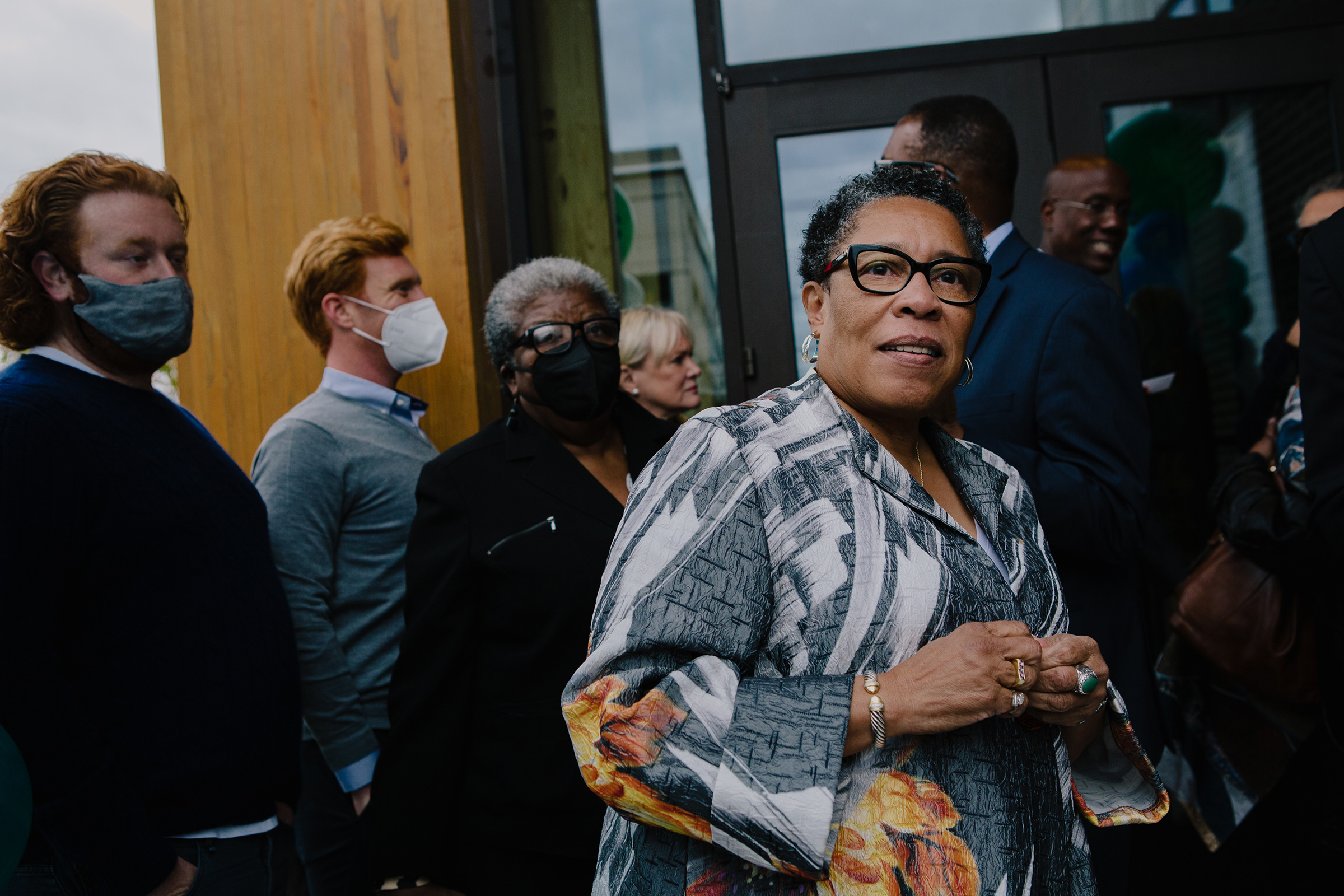 Secretary Fudge makes an Oct. 27 visit to a Philadelphia public-housing project rehabilitated by HUD funding