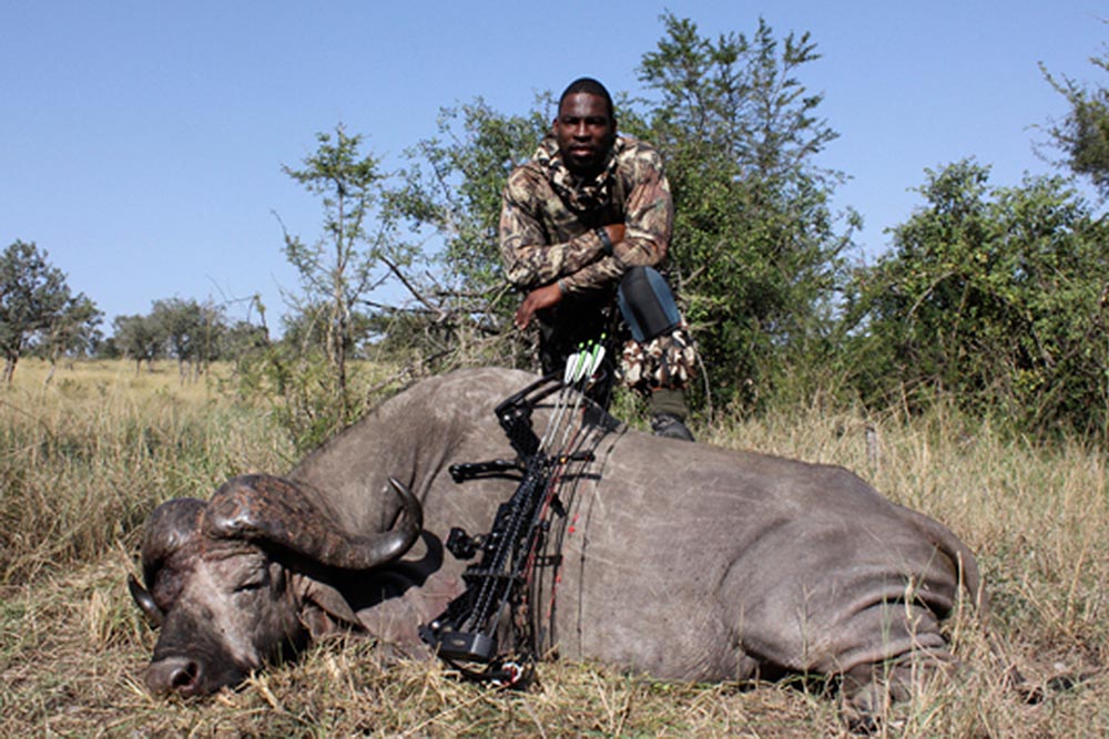 Justin Tuck, defensive end for the Oakland Raiders, told Outdoor Life about his enjoyment of the challenge of bow hunting. He also discussed his big game trip to Africa, where he shot a hartebeest, zebra, wildebeest, hyena and water buffalo.