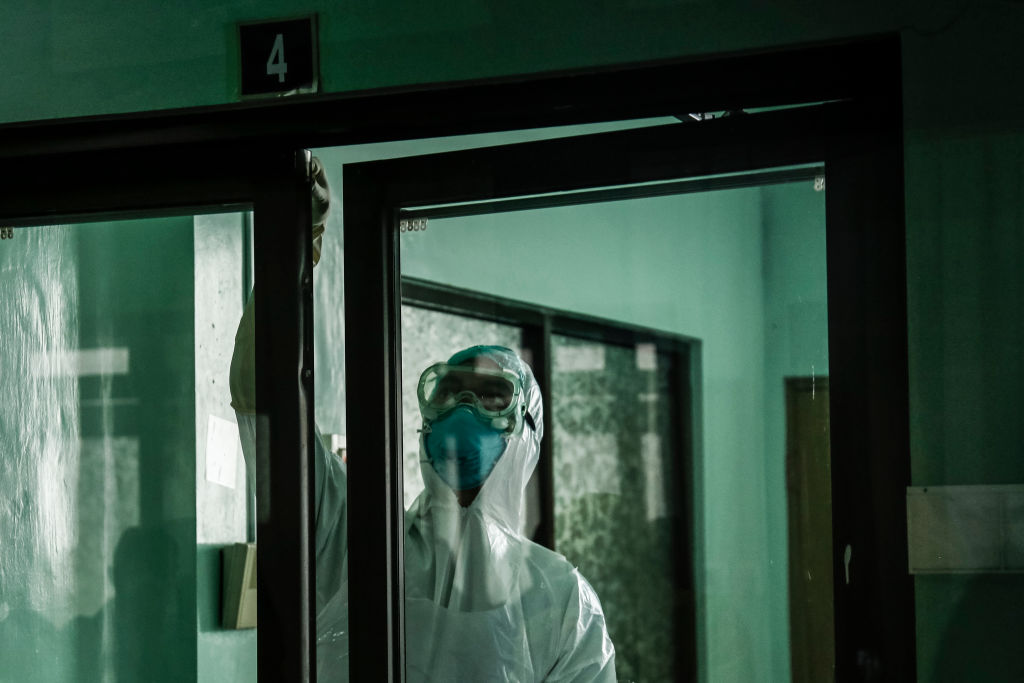Preventive Exercise Against Coronavirus Epidemic In Bali Hospital