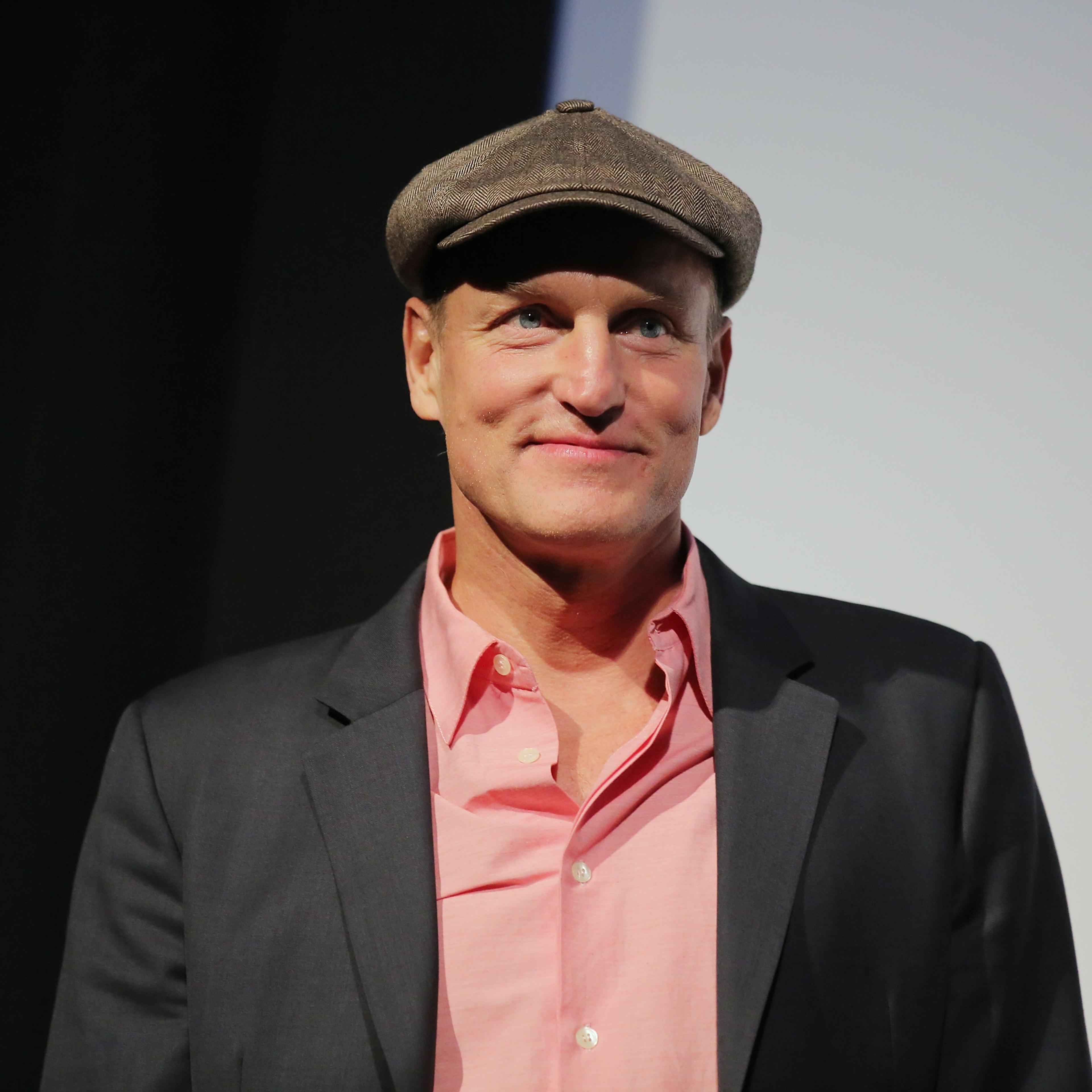 Actor Woody Harrelson onstage during the intro at the 2016 Toronto International Film Festival Premiere of "LBJ" at Roy Thomson Hall on September 15, 2016 in Toronto, Canada.