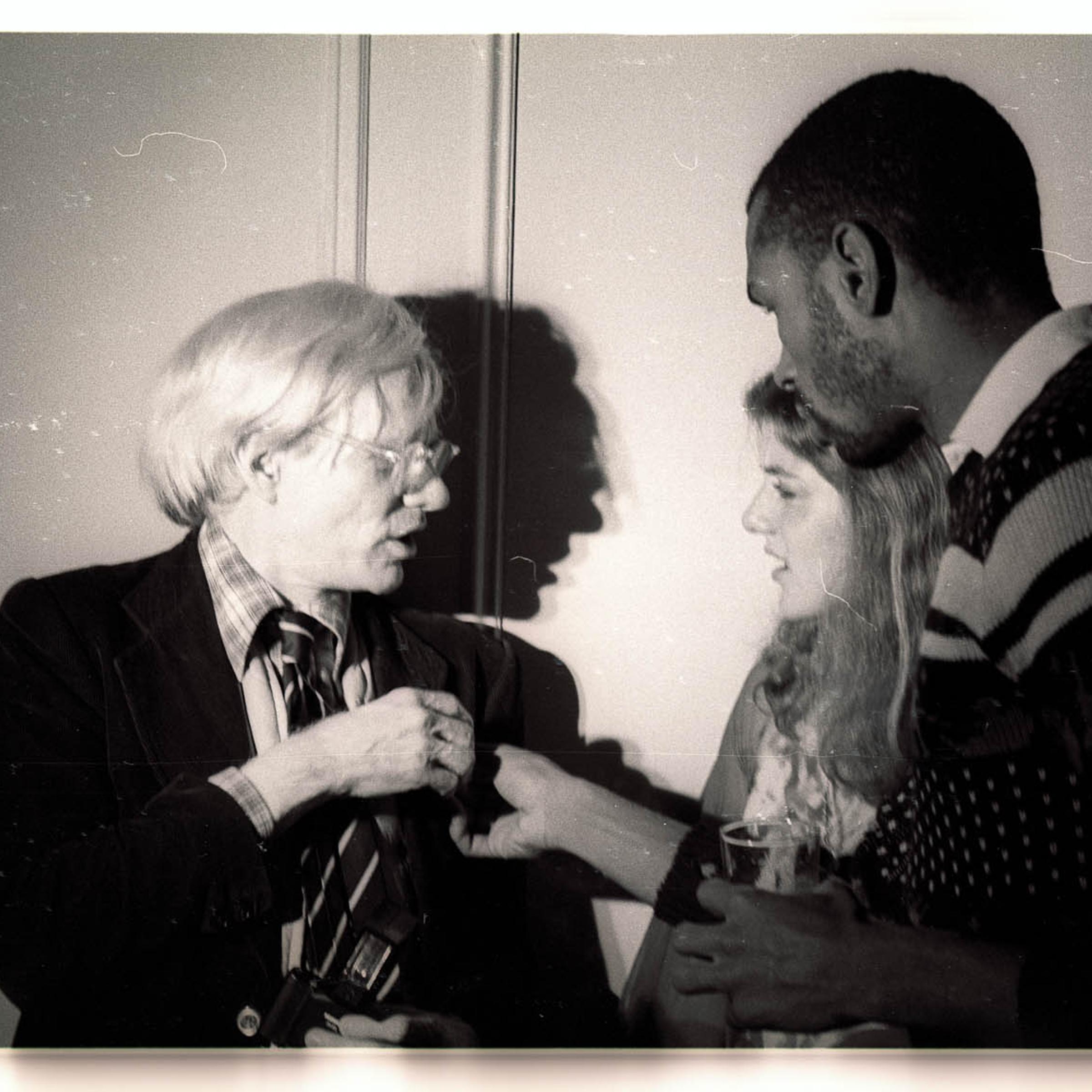 Andy Warhol and Caroline Kennedy