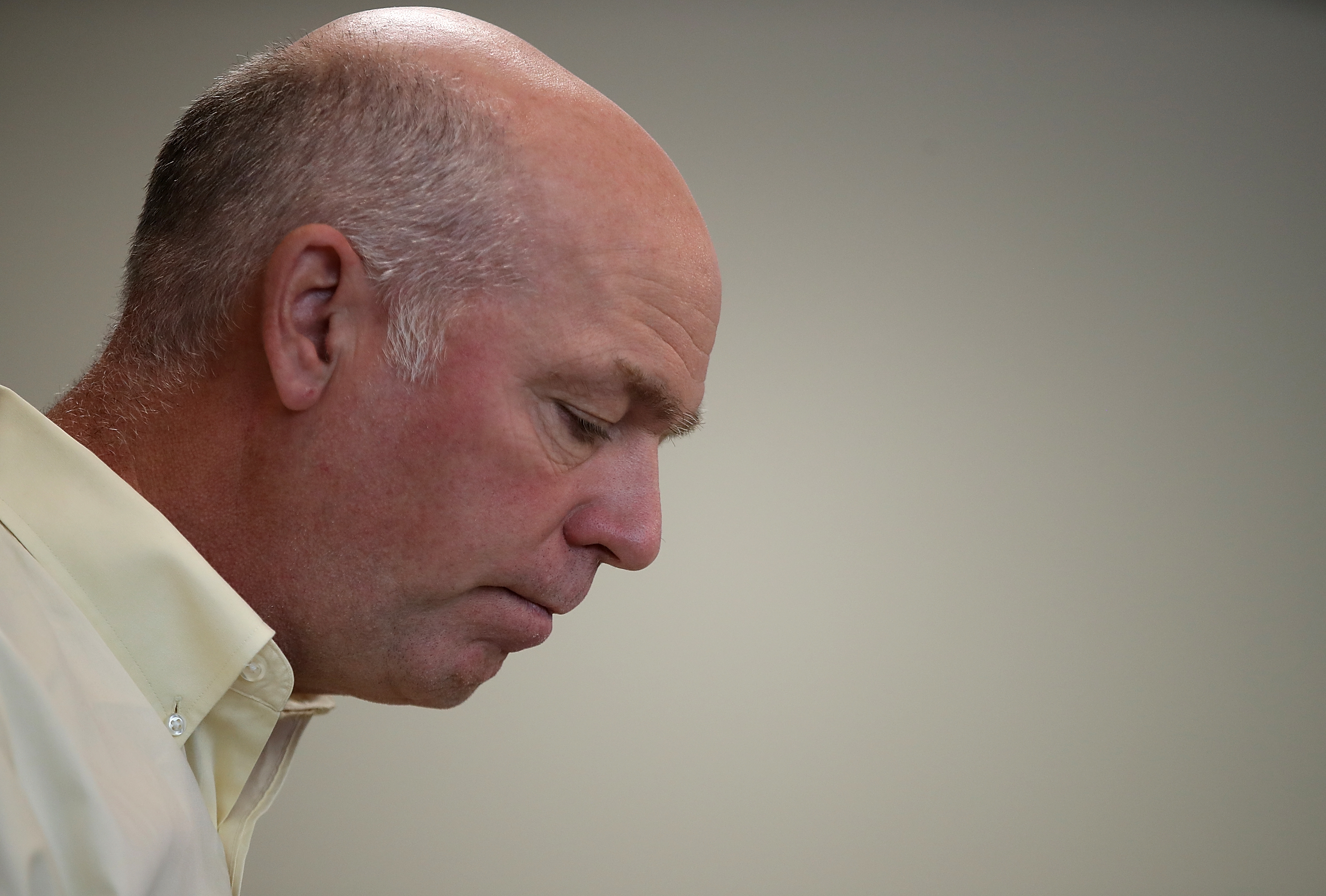 GOP Candidate In Montana's Special Congressional Election Greg Gianforte Campaigns In Missoula