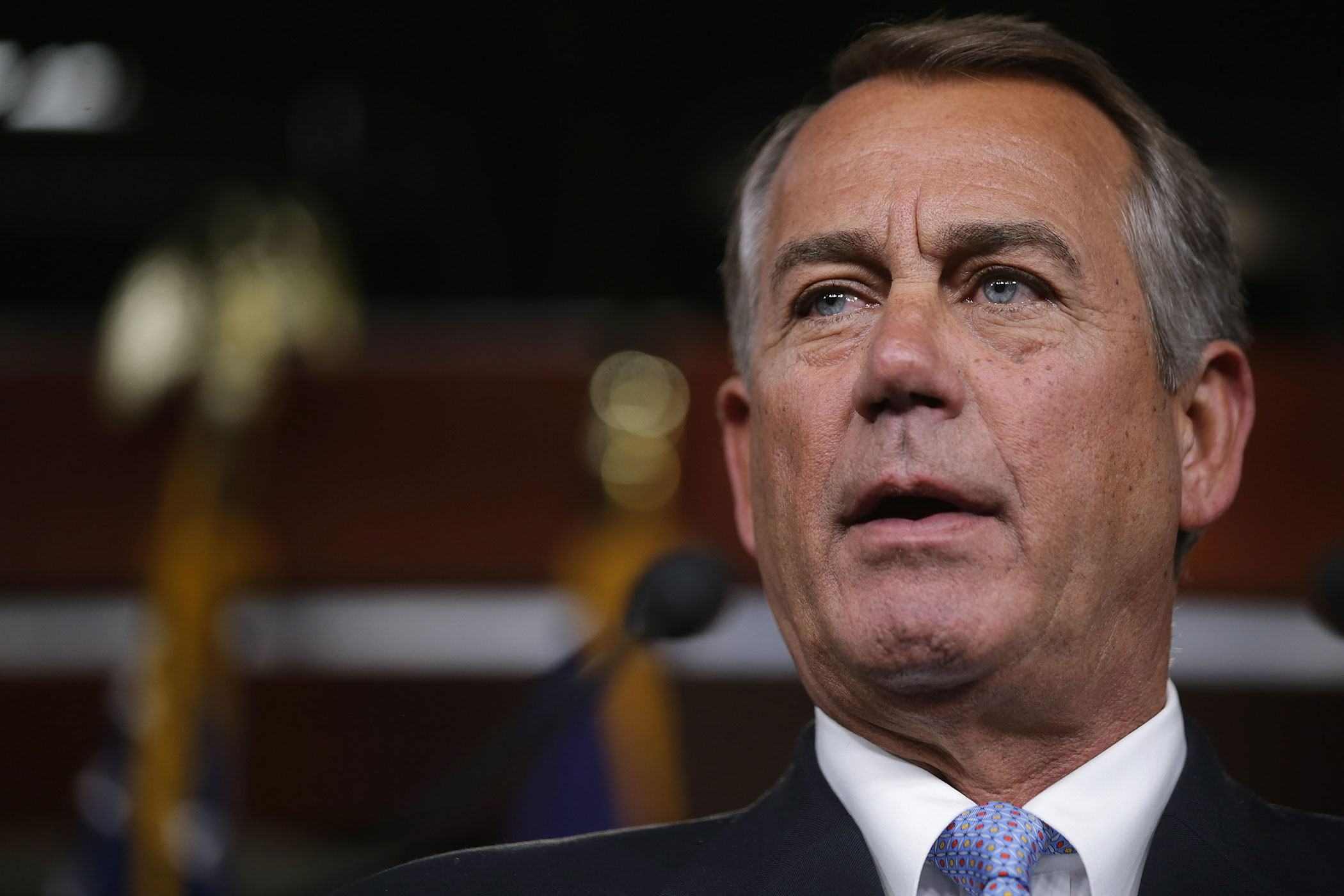 John Boehner Holds Weekly Press Briefing At Capitol
