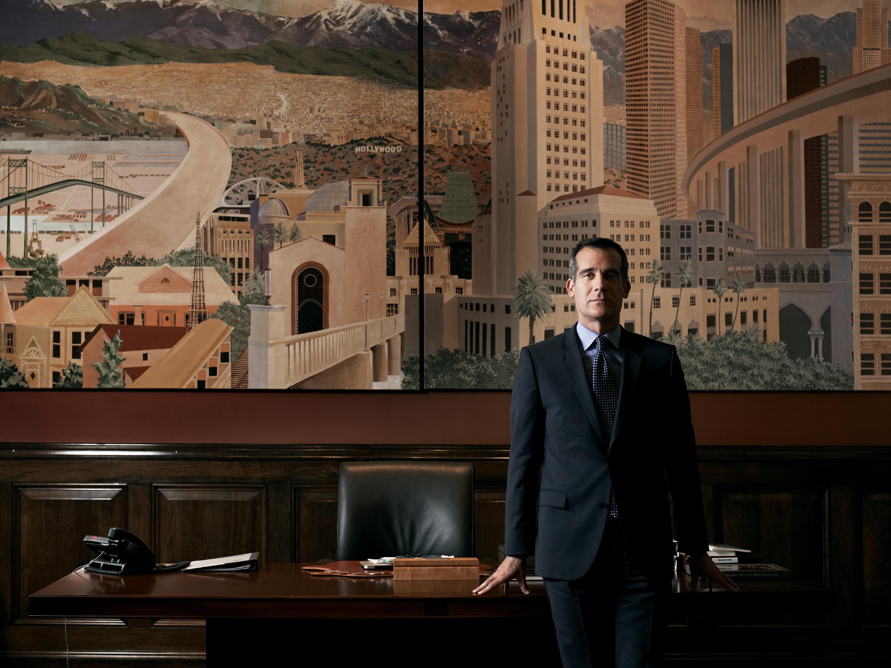 Portrait of Eric Garcetti, Los Angeles Mayor