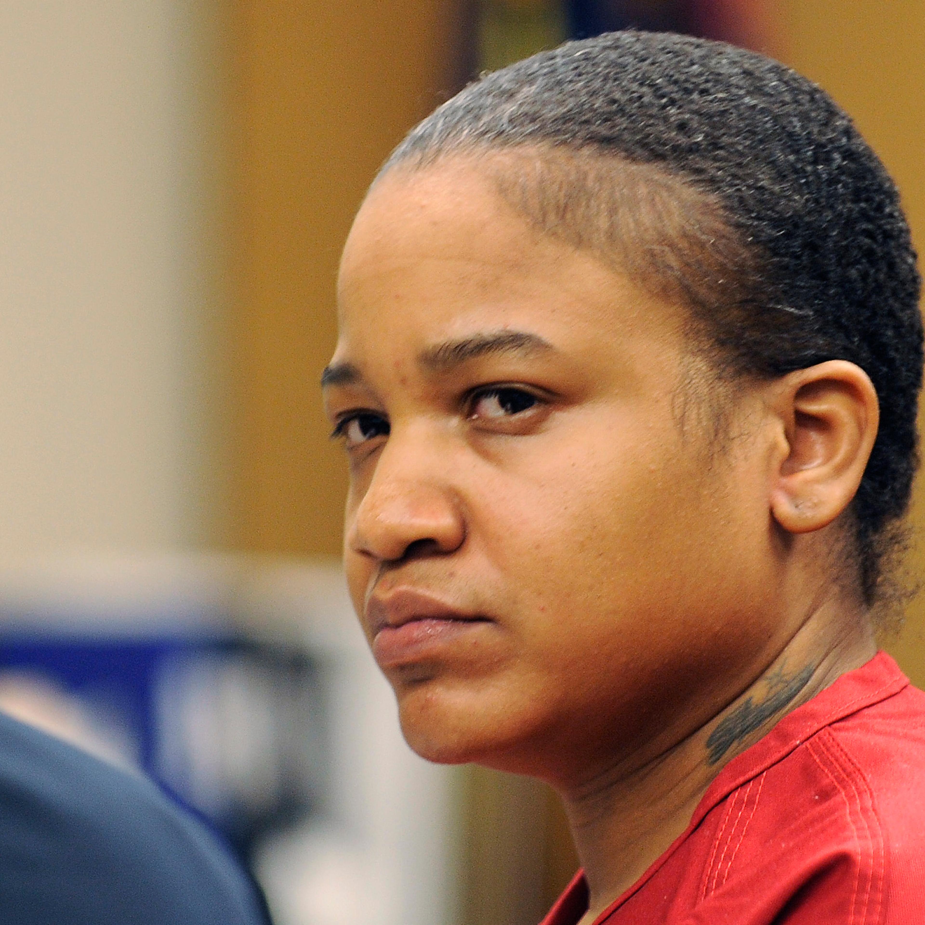 Mitchelle Blair during a custody hearing in Detroit on June 4, 2015.