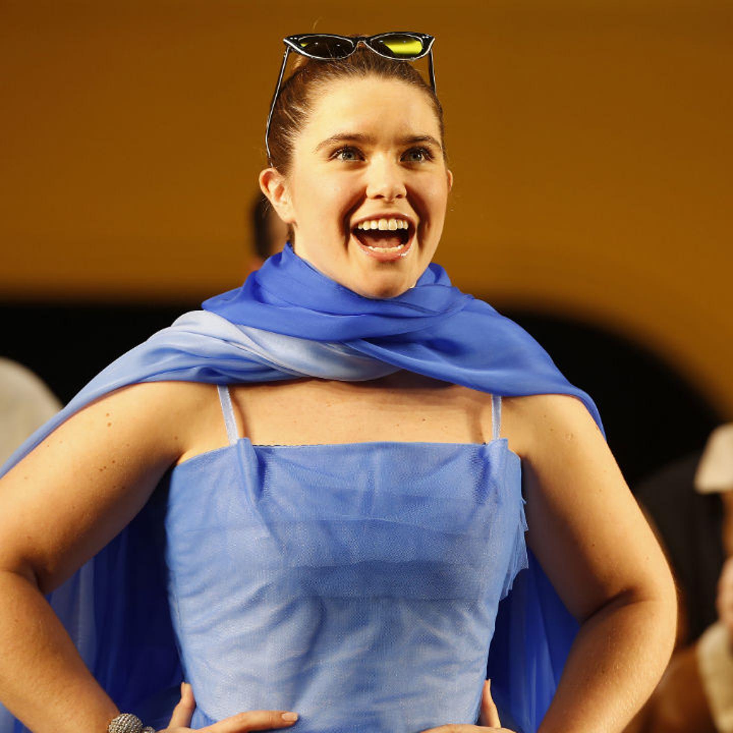 Irish mezzo-sopranoTara Erraught performs as Angelina during the dress rehearsal of the Rossini opera 'La Cenerentola' on Jan. 22, 2013 at the state opera in Vienna.