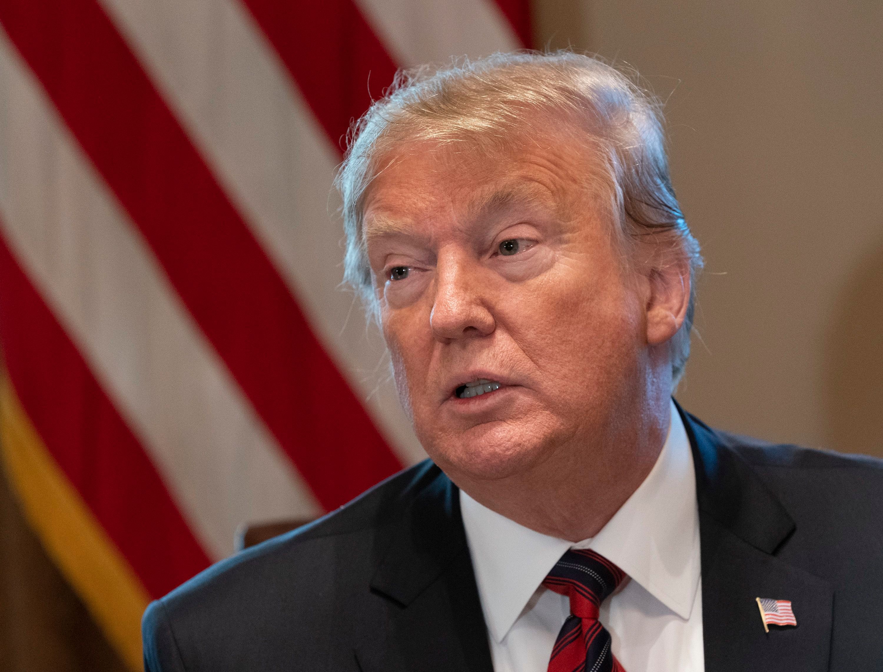 Donald Trump roundtable discussion on border security in Washington DC