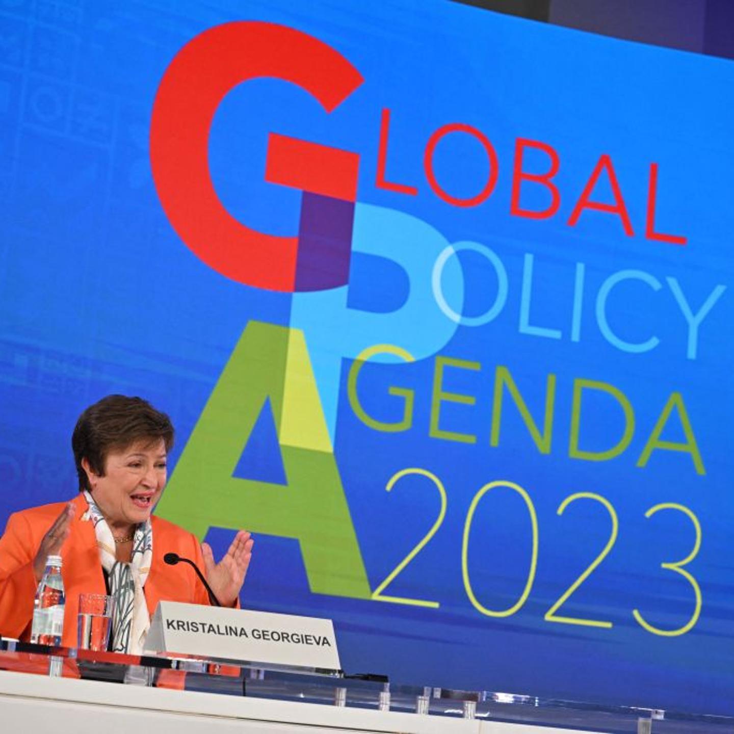 IMF Managing Director Kristalina Georgieva at the spring meetings