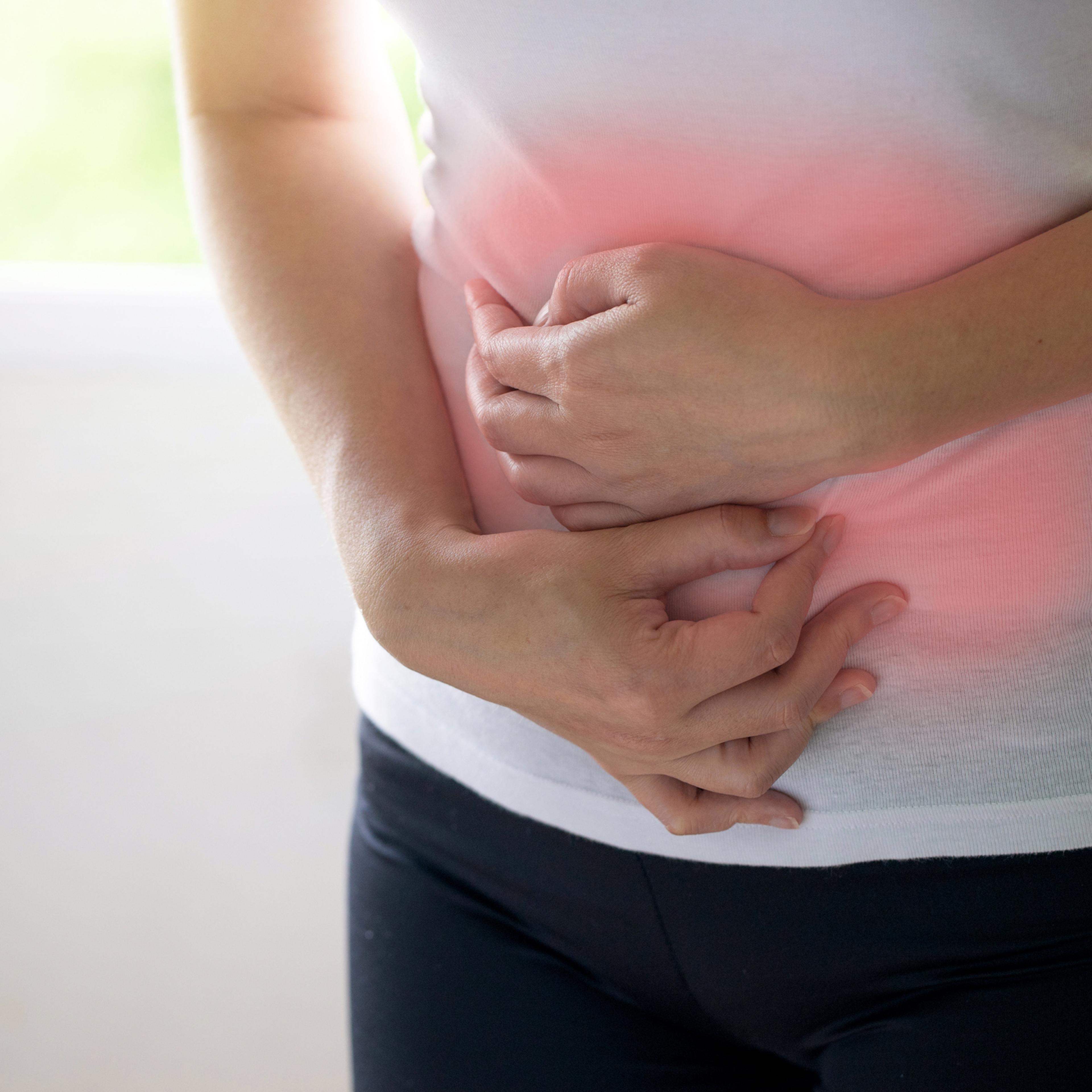 Women stomachache