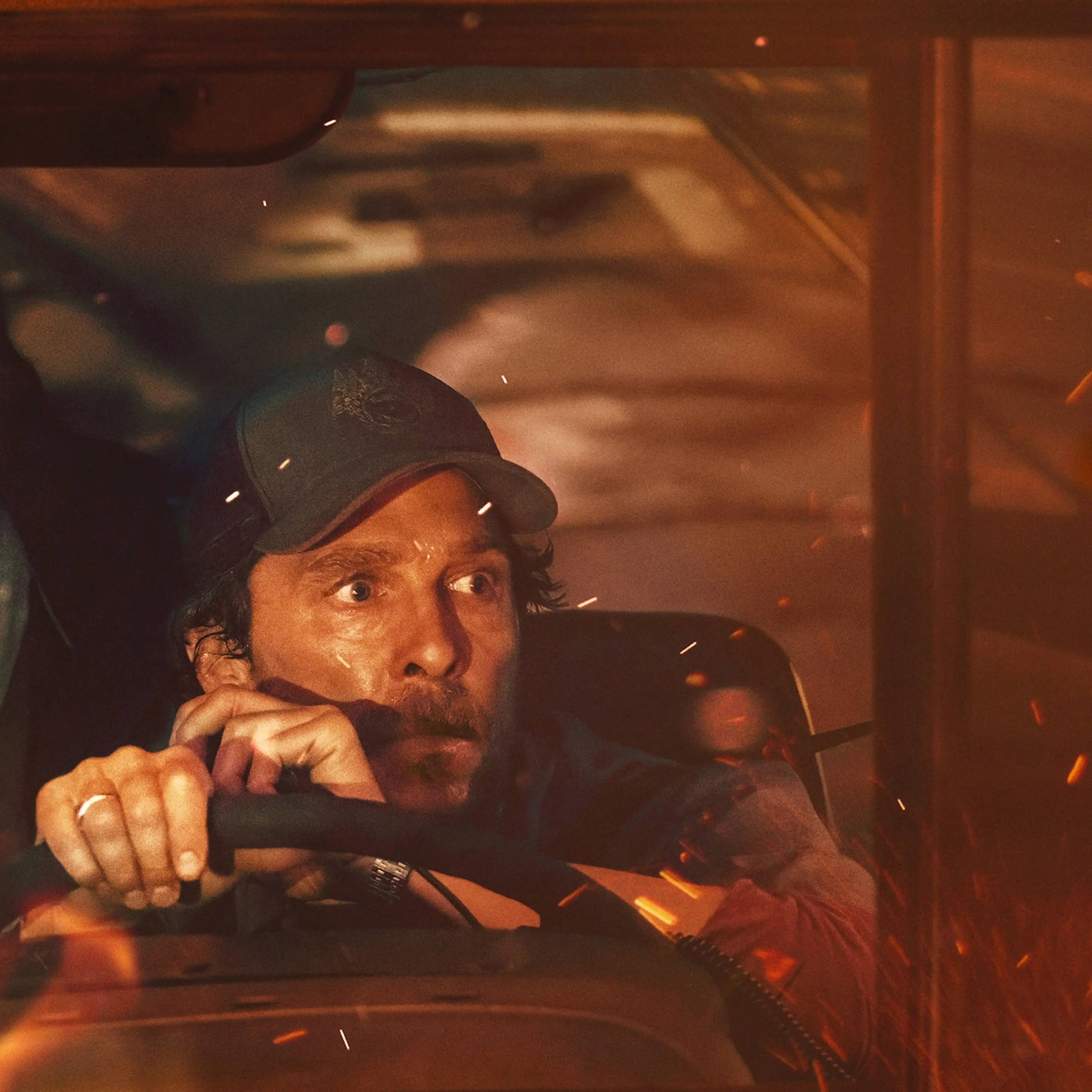 America Ferrera and Matthew McConaughey in The Lost Bus