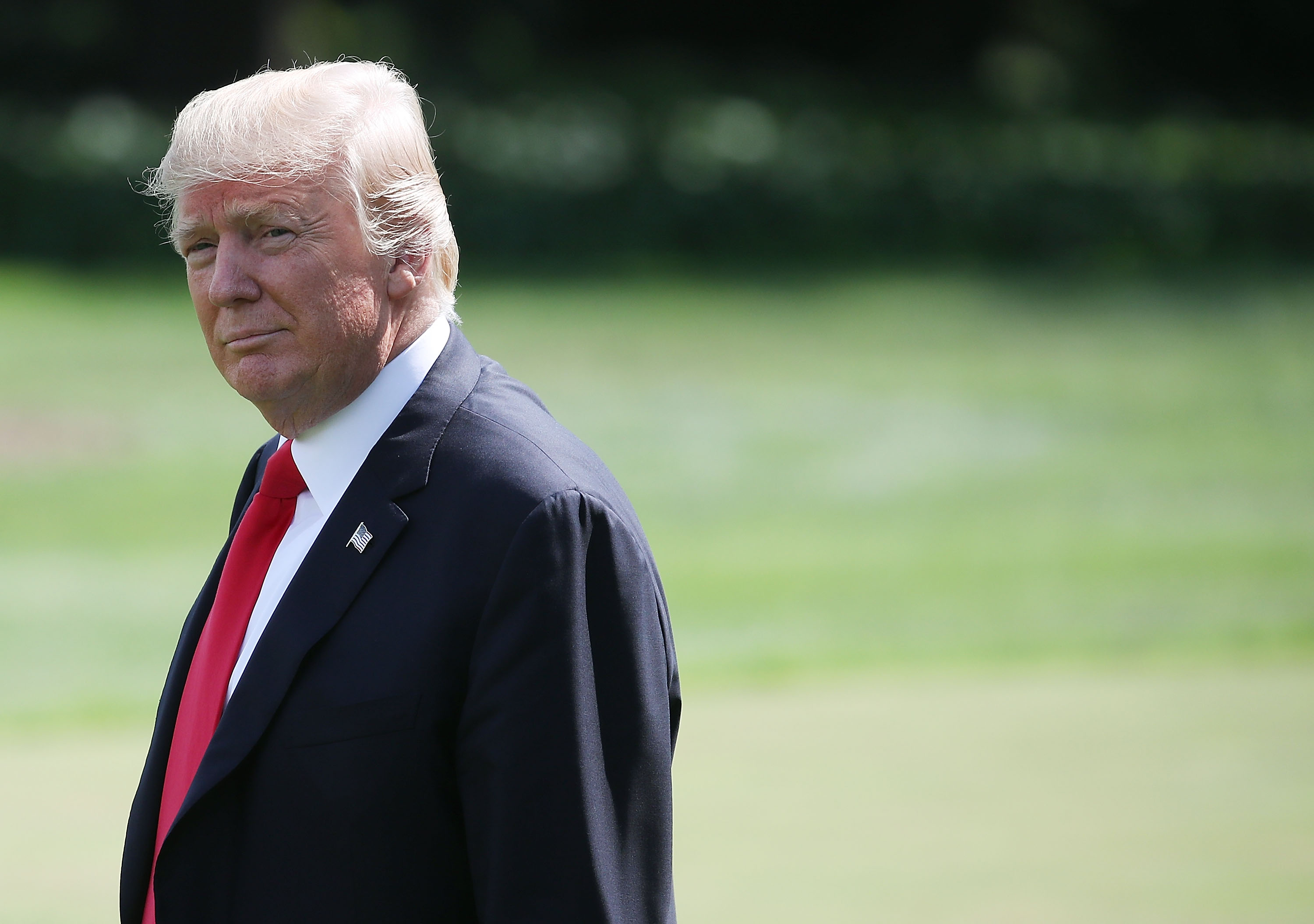 President Trump Departs White House For West Virginia