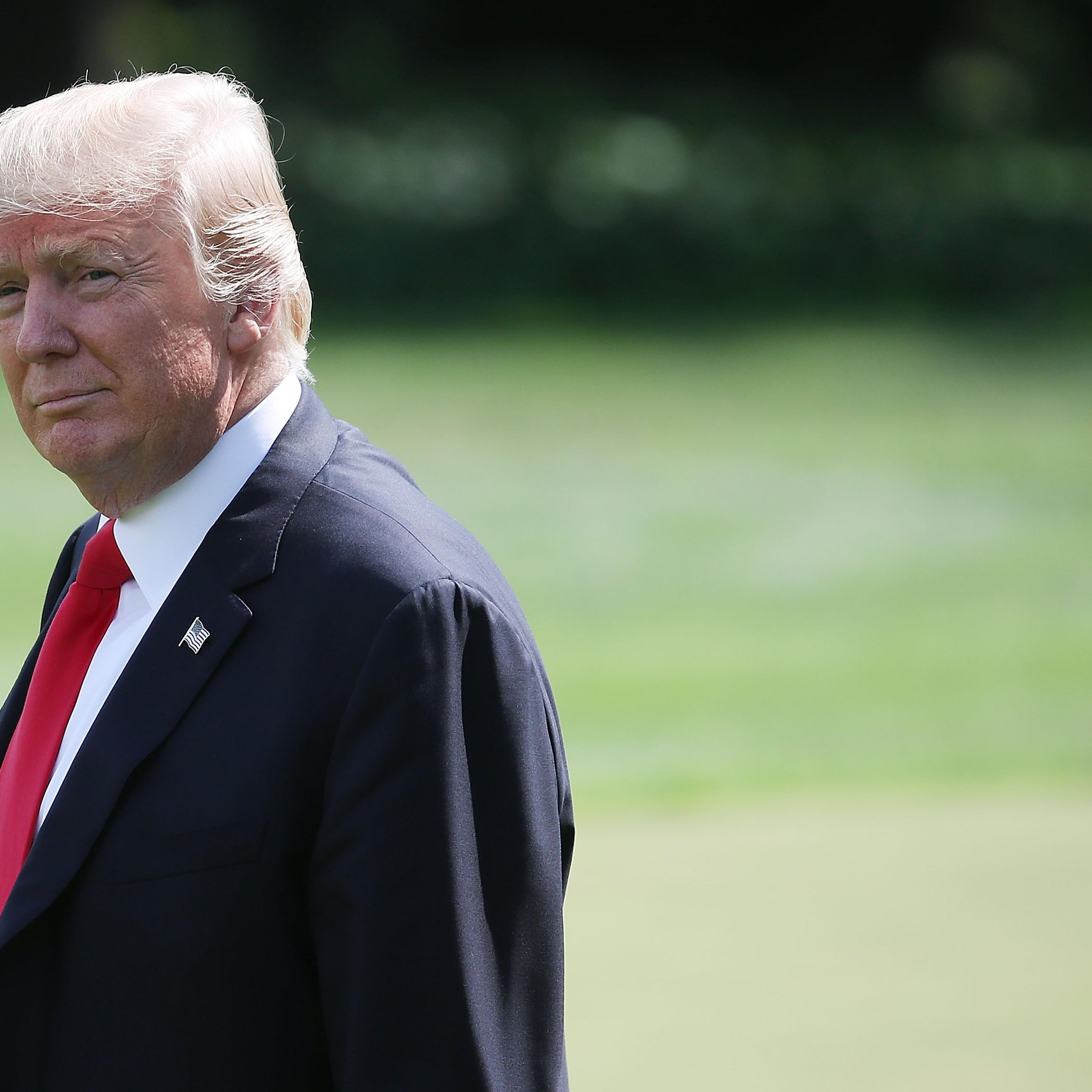 President Trump Departs White House For West Virginia