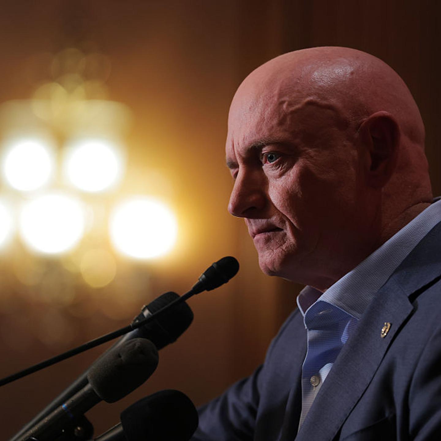 Sen. Kelly Speaks On President Trump and Defense Secretary Hegseth At US Capitol