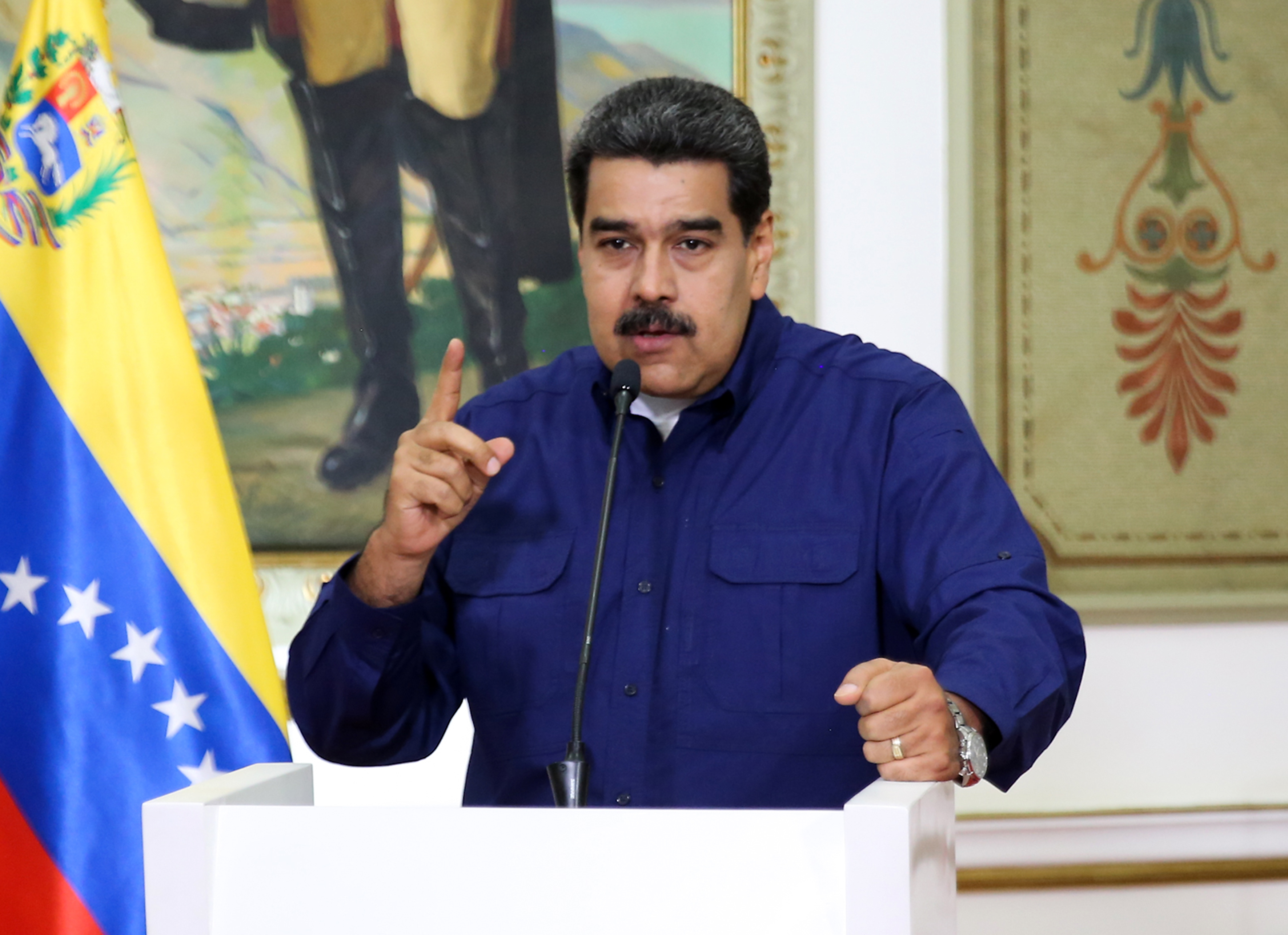 VENEZUELA-CRISIS-POWER-OUTAGE-MADURO