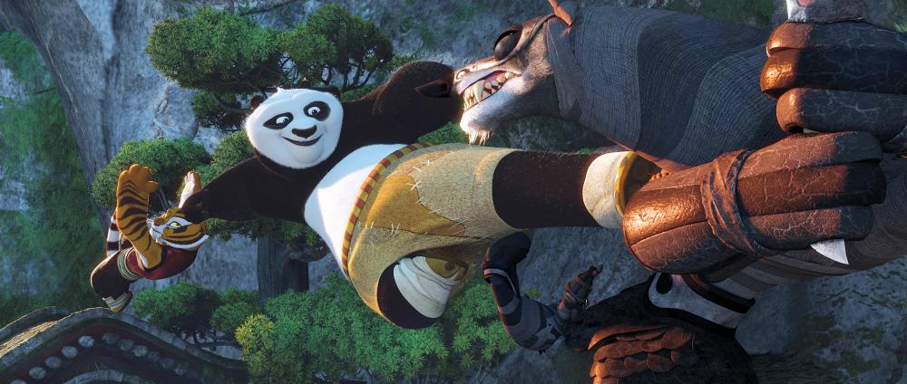 A scene from "Kung Fu Panda 2."