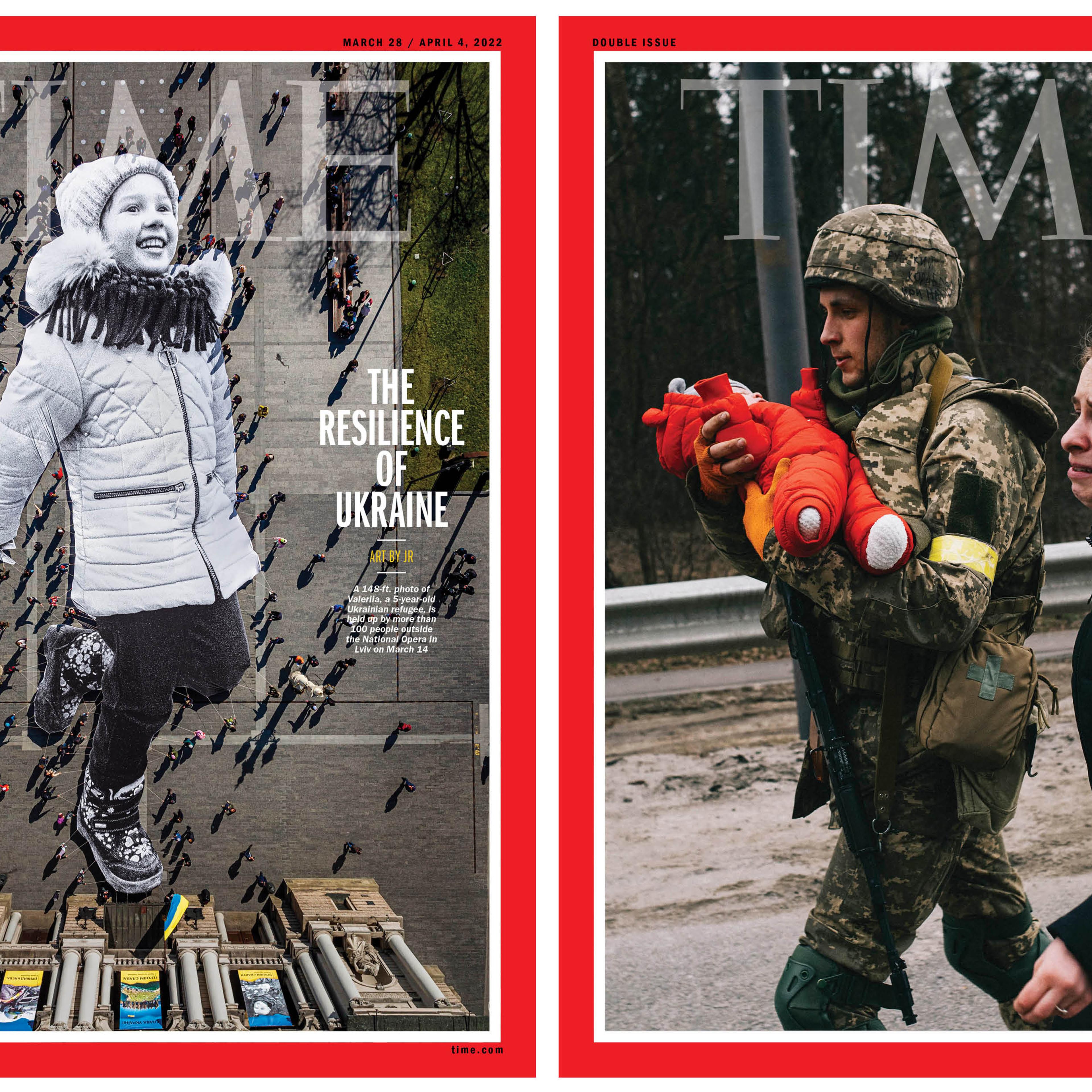 The Resilience and Agony of Ukraine Time Magazine covers