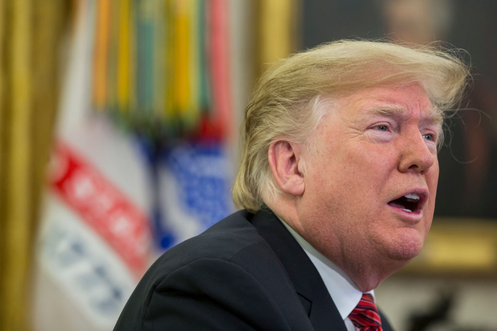 Trump Delivers Christmas Day Message To Troops From Oval Office