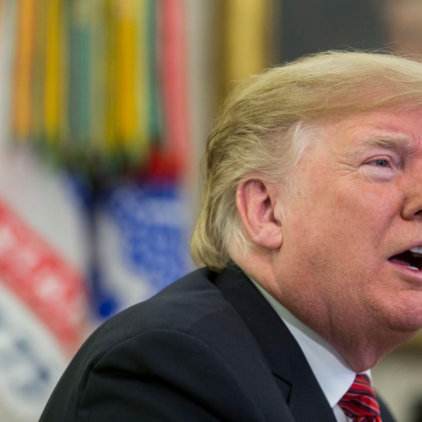 Trump Delivers Christmas Day Message To Troops From Oval Office