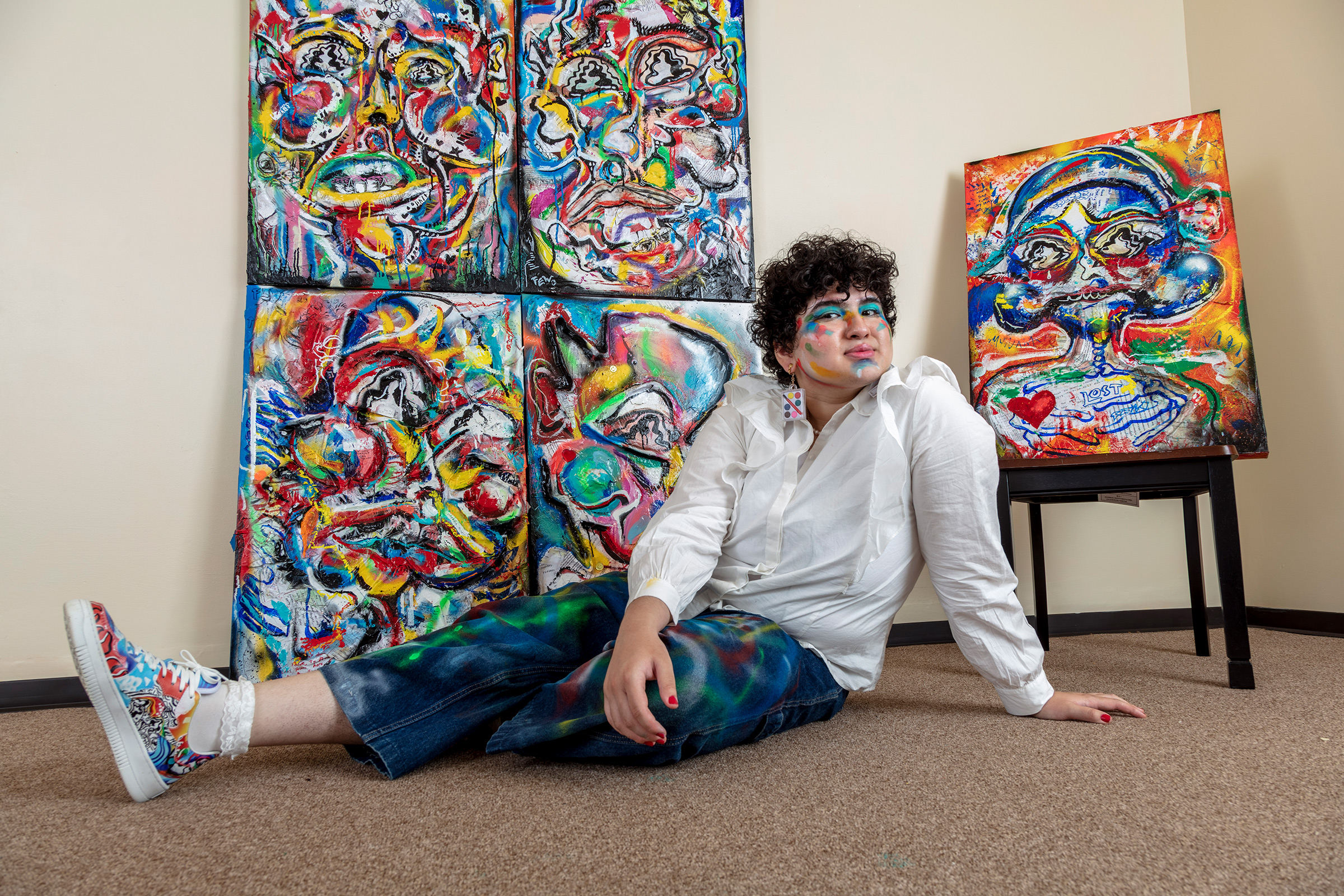 18-year-old artist Victor Langlois.