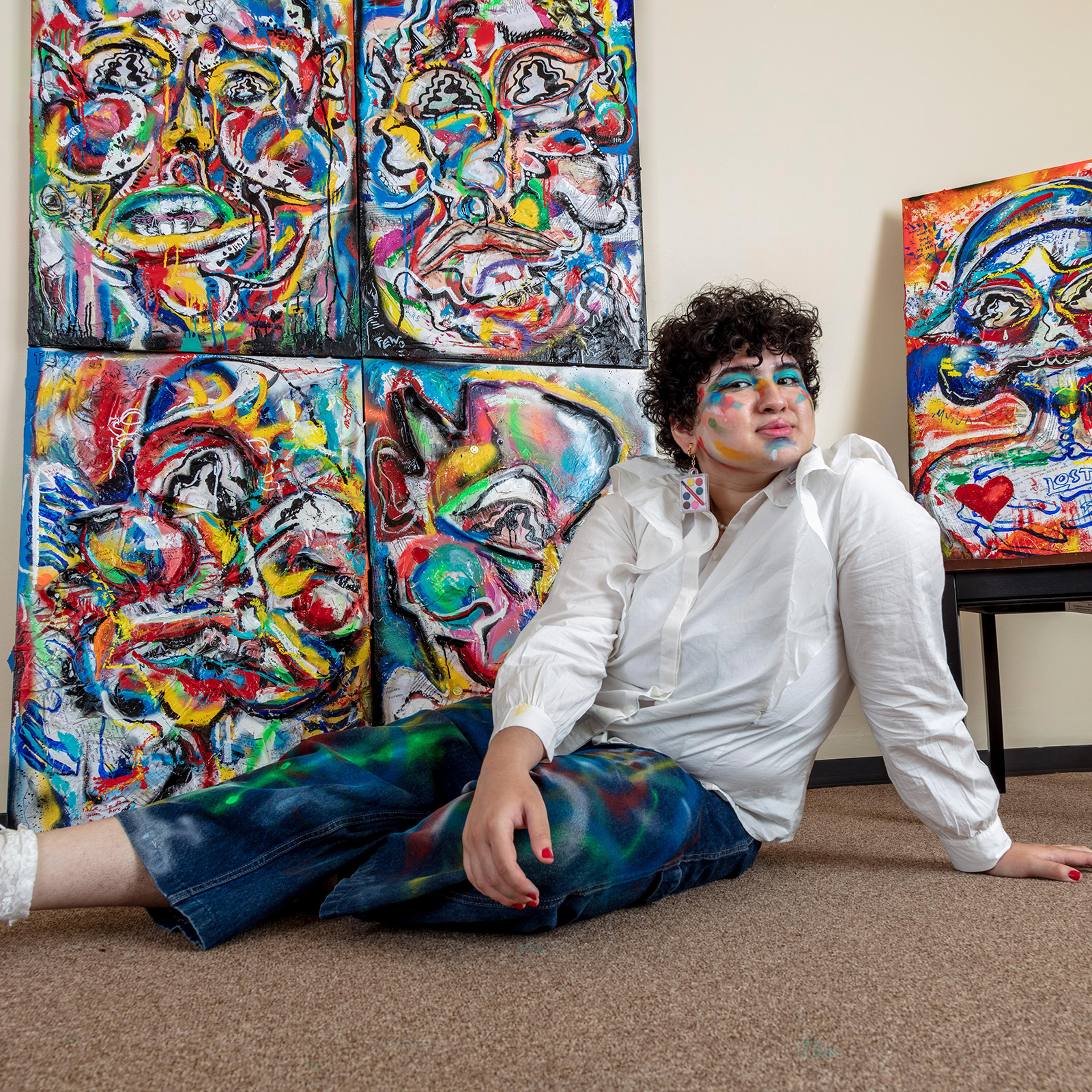 18-year-old artist Victor Langlois.