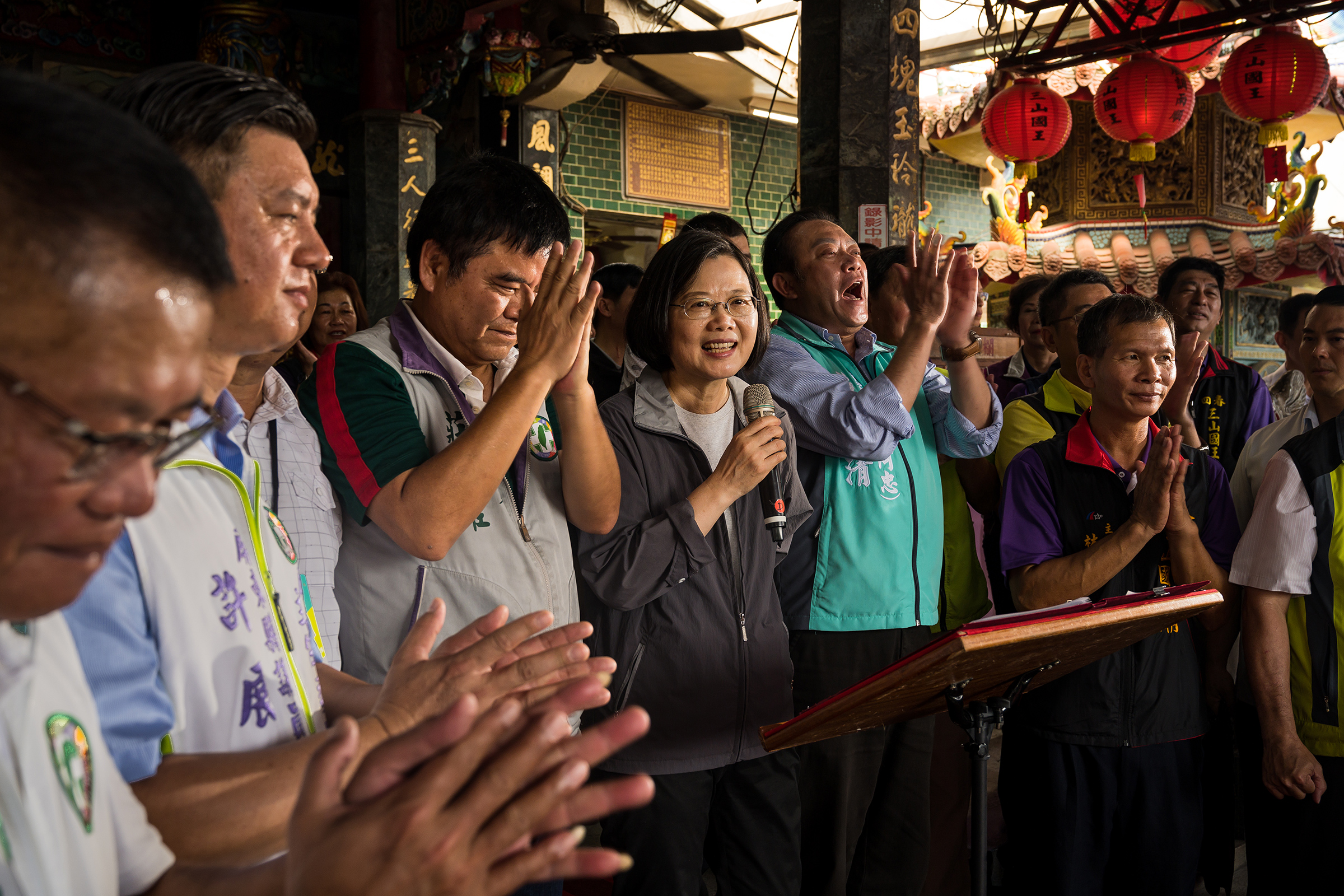 Tsai has been determined to take her message directly to voters on the campaign trail
