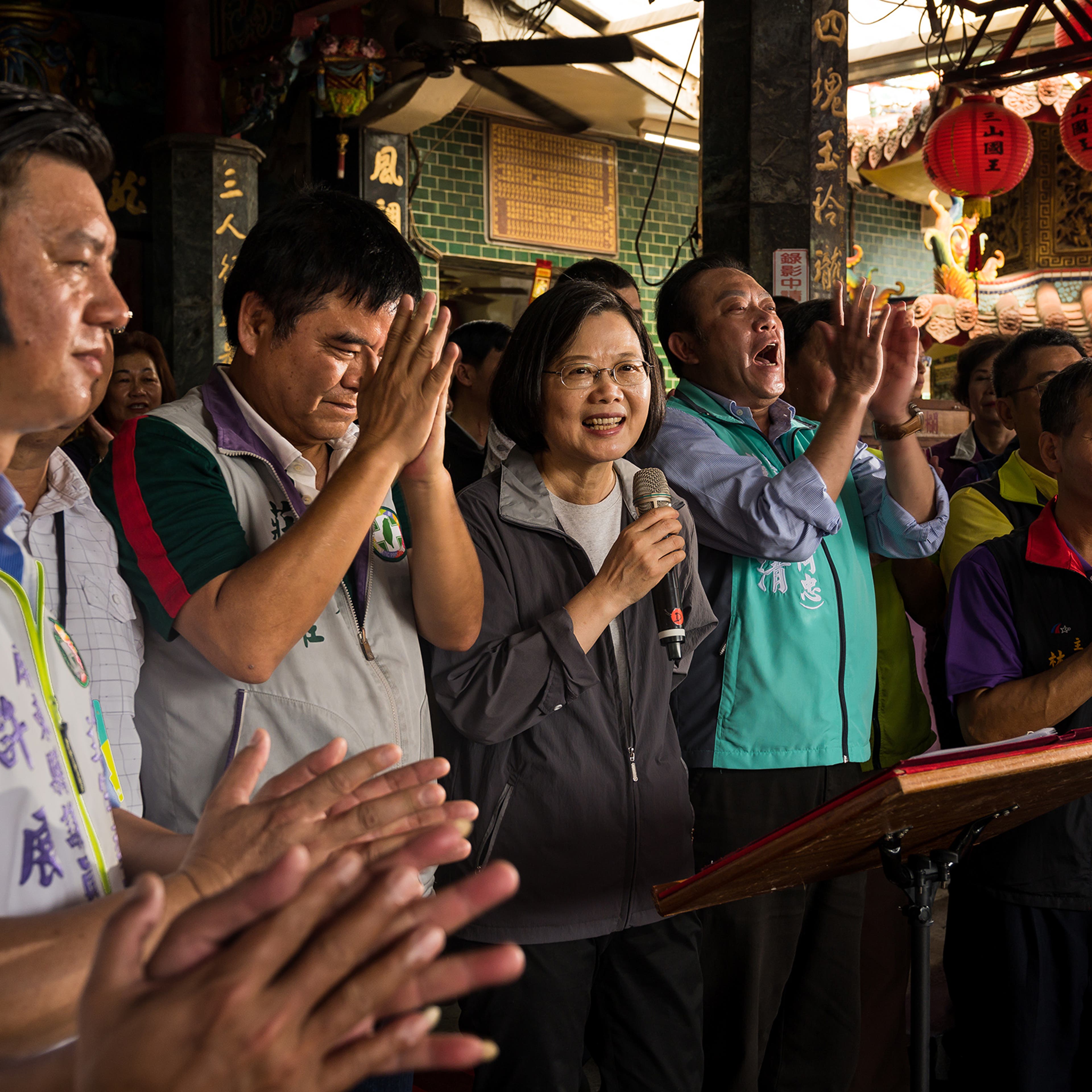 Tsai has been determined to take her message directly to voters on the campaign trail