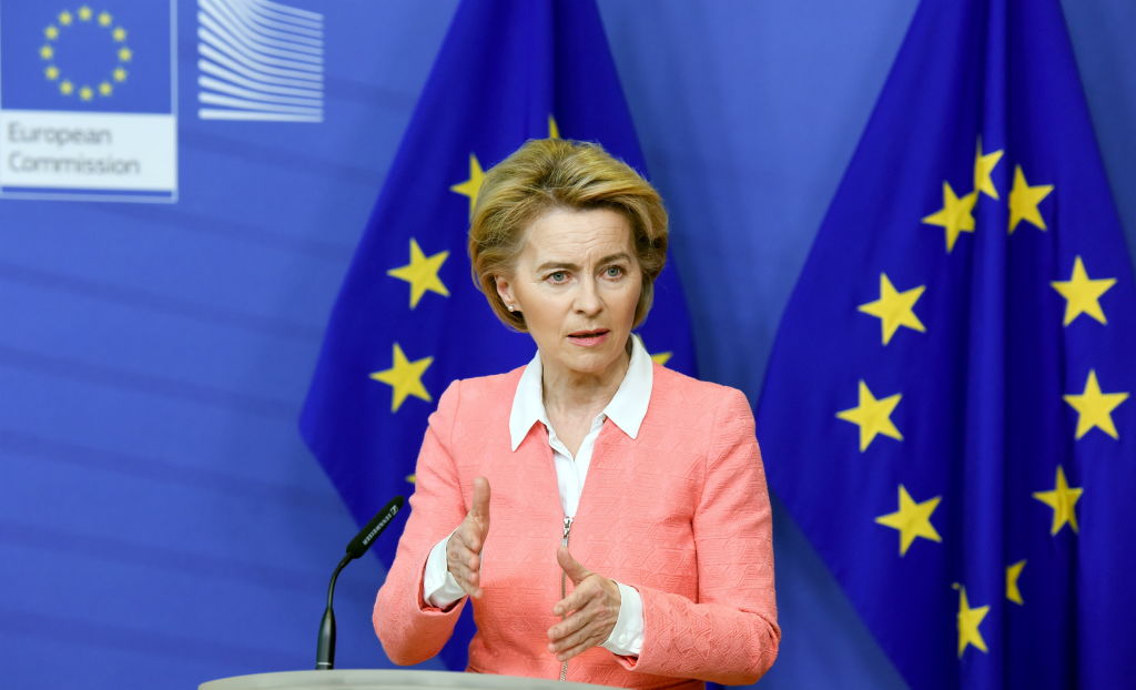 European Commission President Ursula Von der Leyen in Brussels