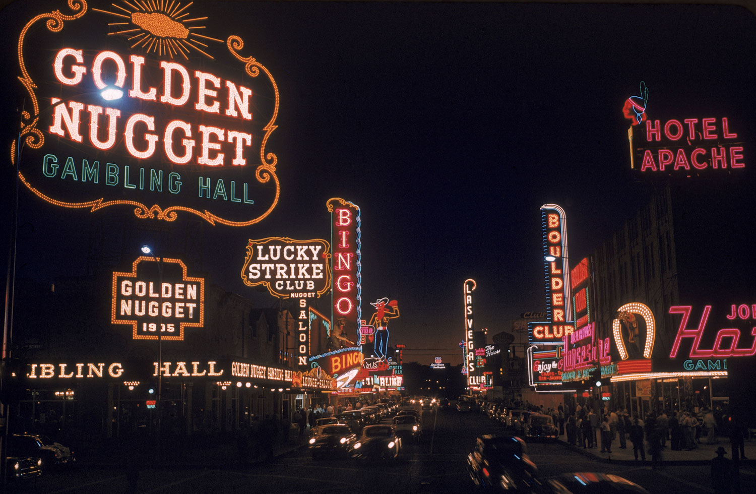 <b>Not published in LIFE.</b> Las Vegas, 1955.
