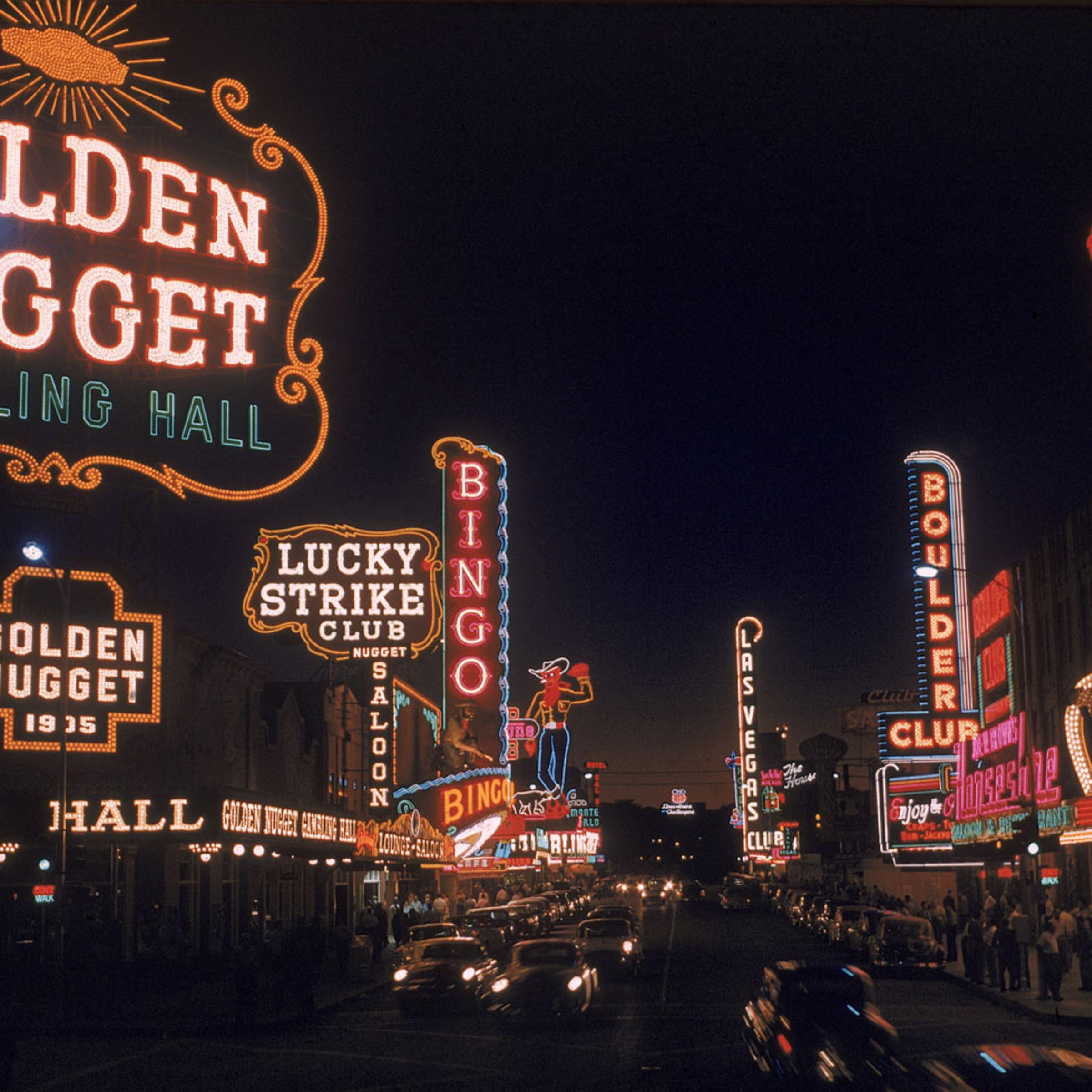 <b>Not published in LIFE.</b> Las Vegas, 1955.