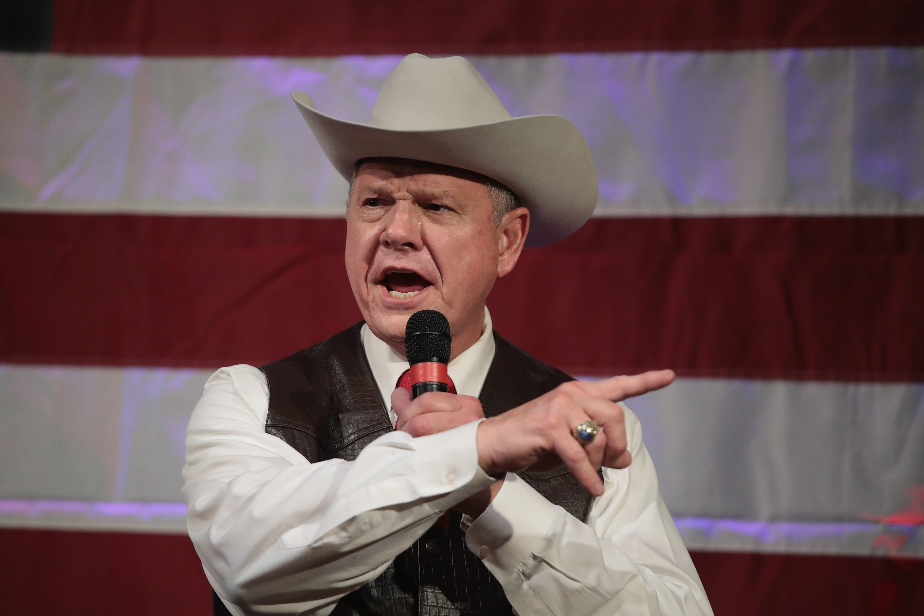 Alabama GOP Senate Candidate Roy Moore Holds Campaign Event In Fairhope, Alabama