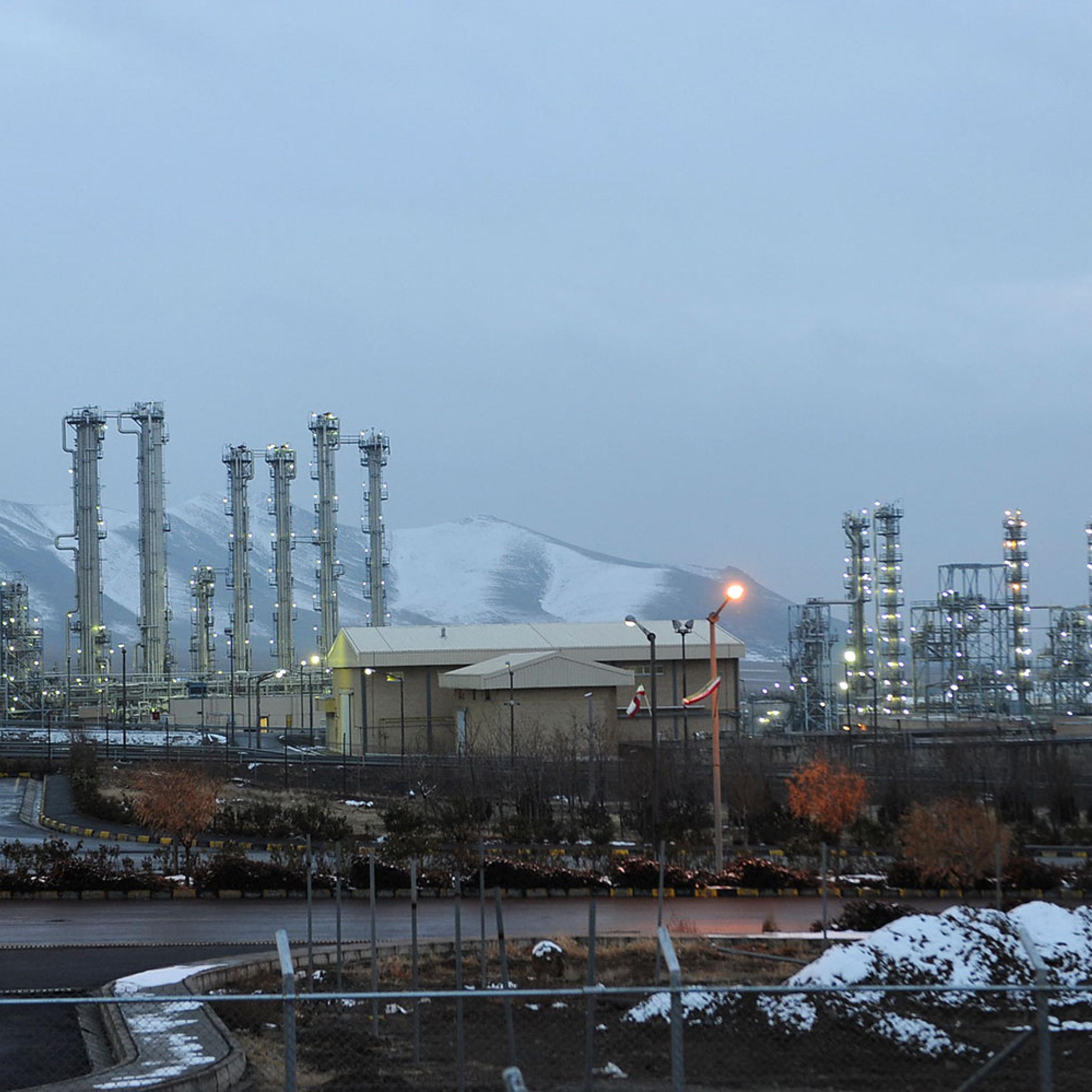 A view of Iran's heavy water nuclear facilities is seen, near the central city of Arak, in 2011.