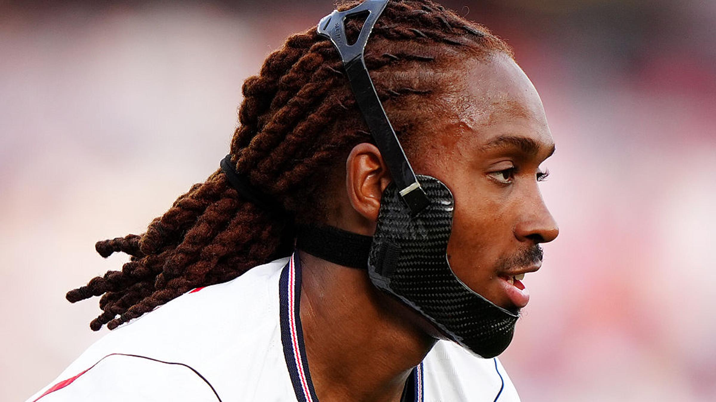Why England Player Djed Spence Is Wearing a Mask at the World Cup Why England Player Djed Spence Is Wearing a Mask at the World Cup