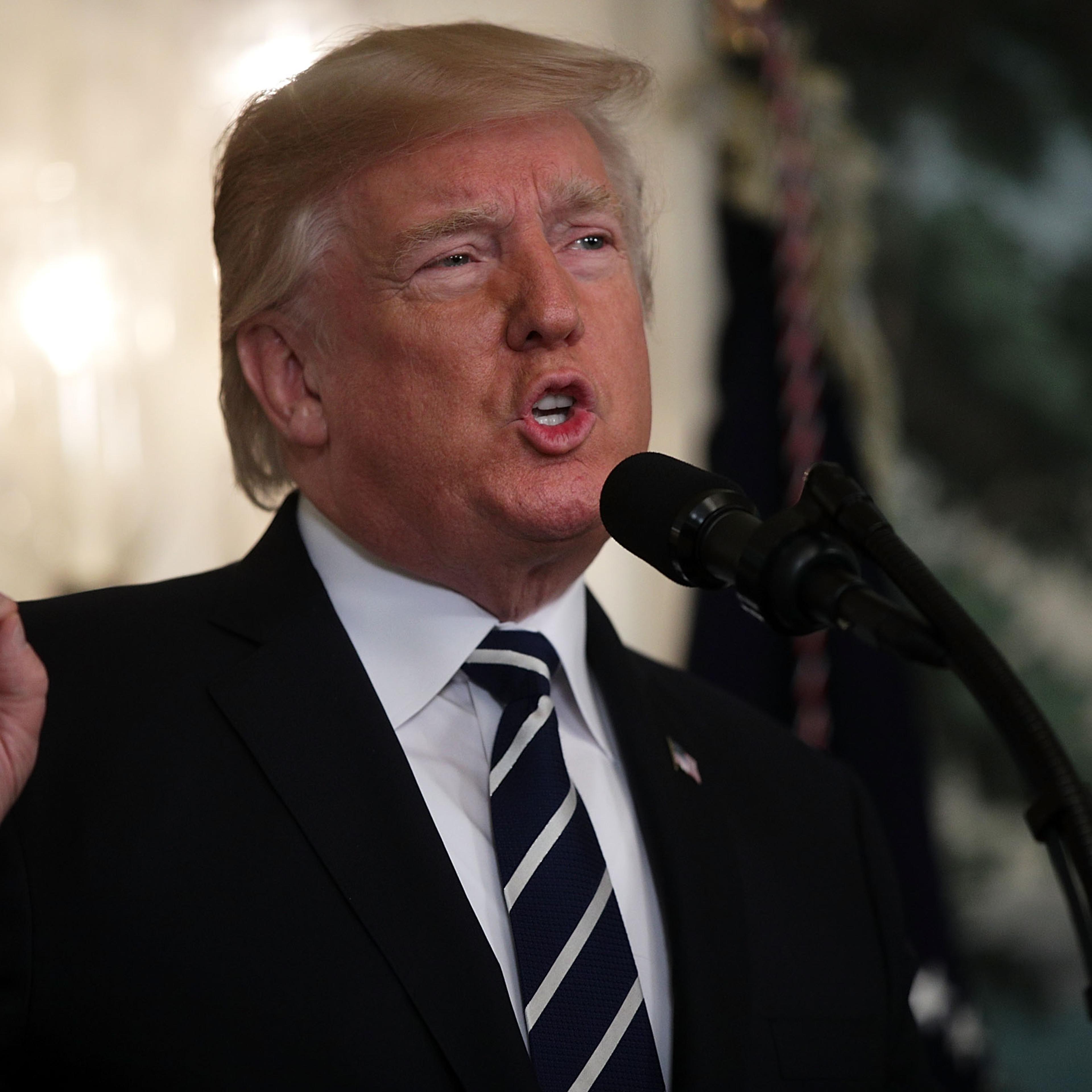 President Trump Delivers Remarks On Mass Shooting In Las Vegas