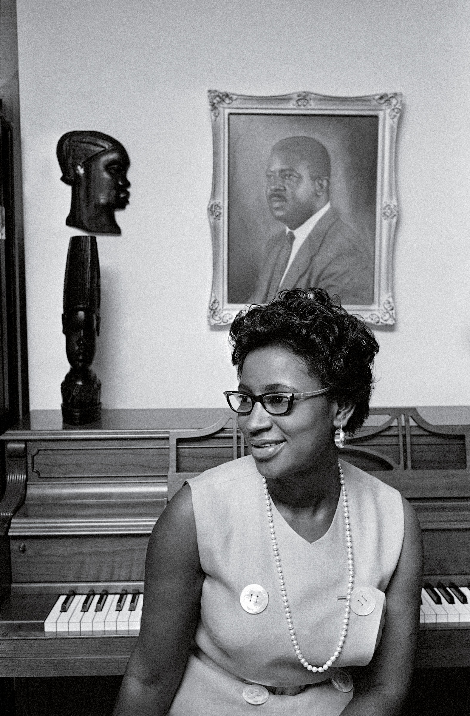 Juanita Abernathy at her home in Atlanta, July 3, 1969
