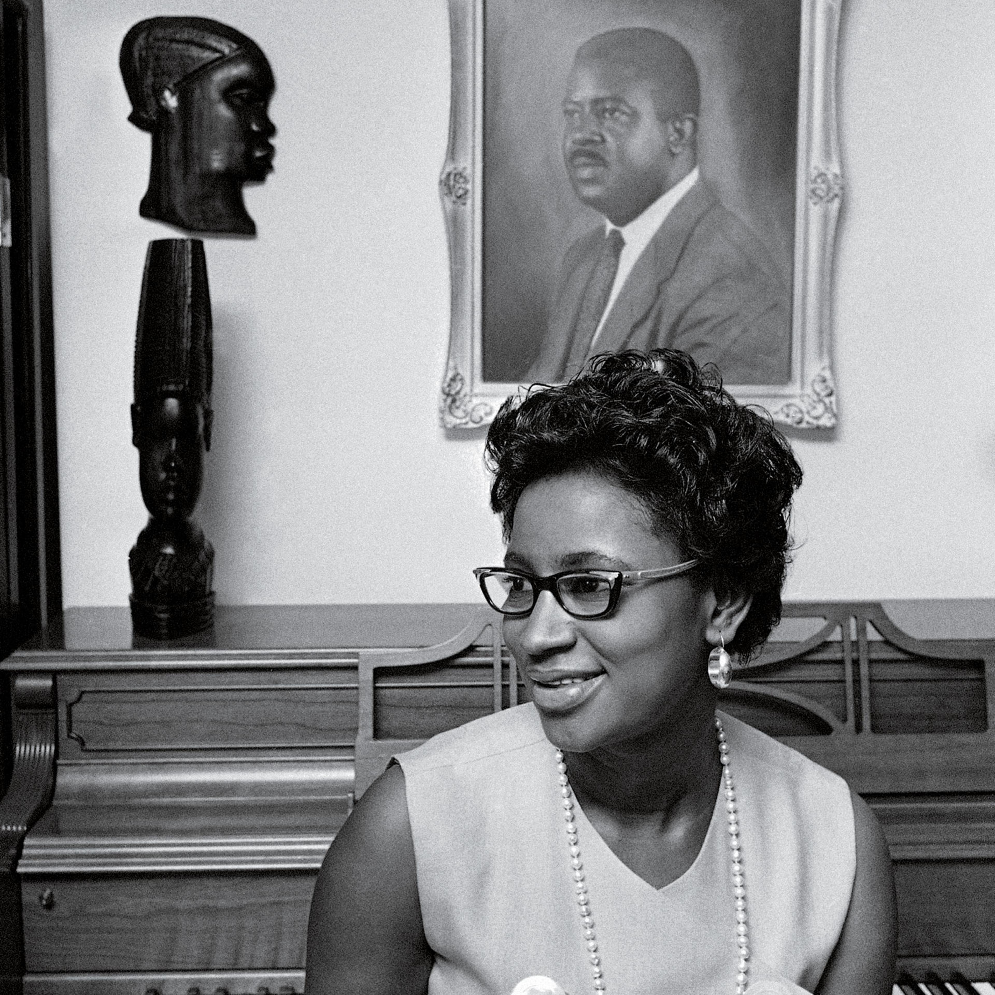Juanita Abernathy at her home in Atlanta, July 3, 1969