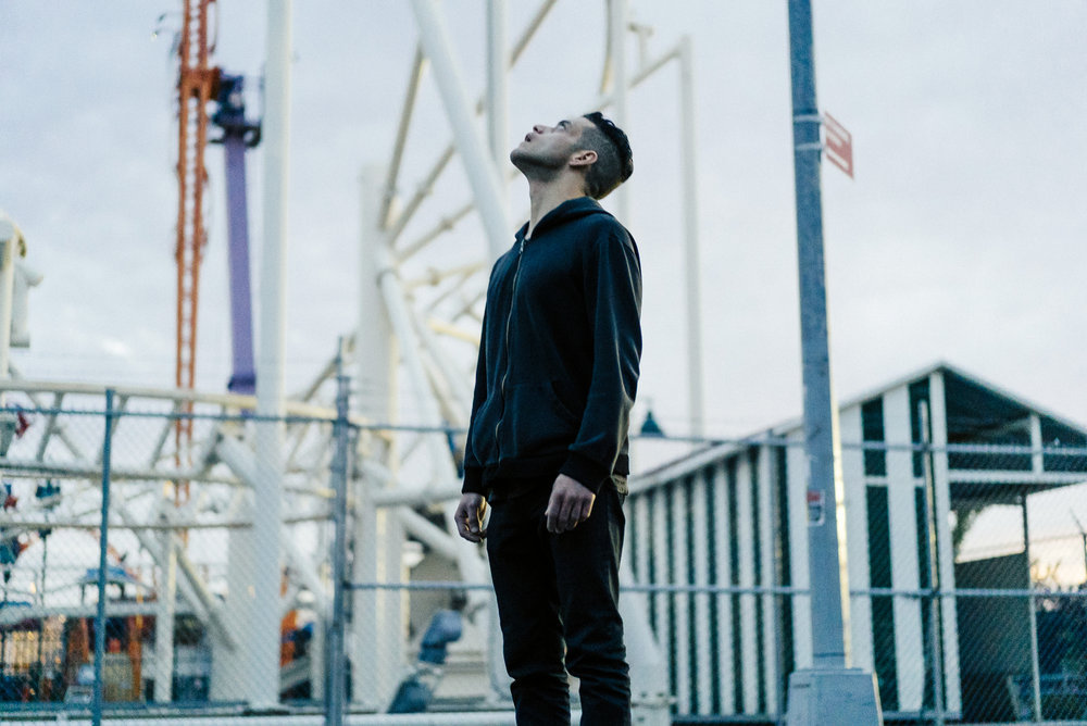 Rami Malek as Elliot Alderson in the season finale of Season 2 of Mr. Robot.