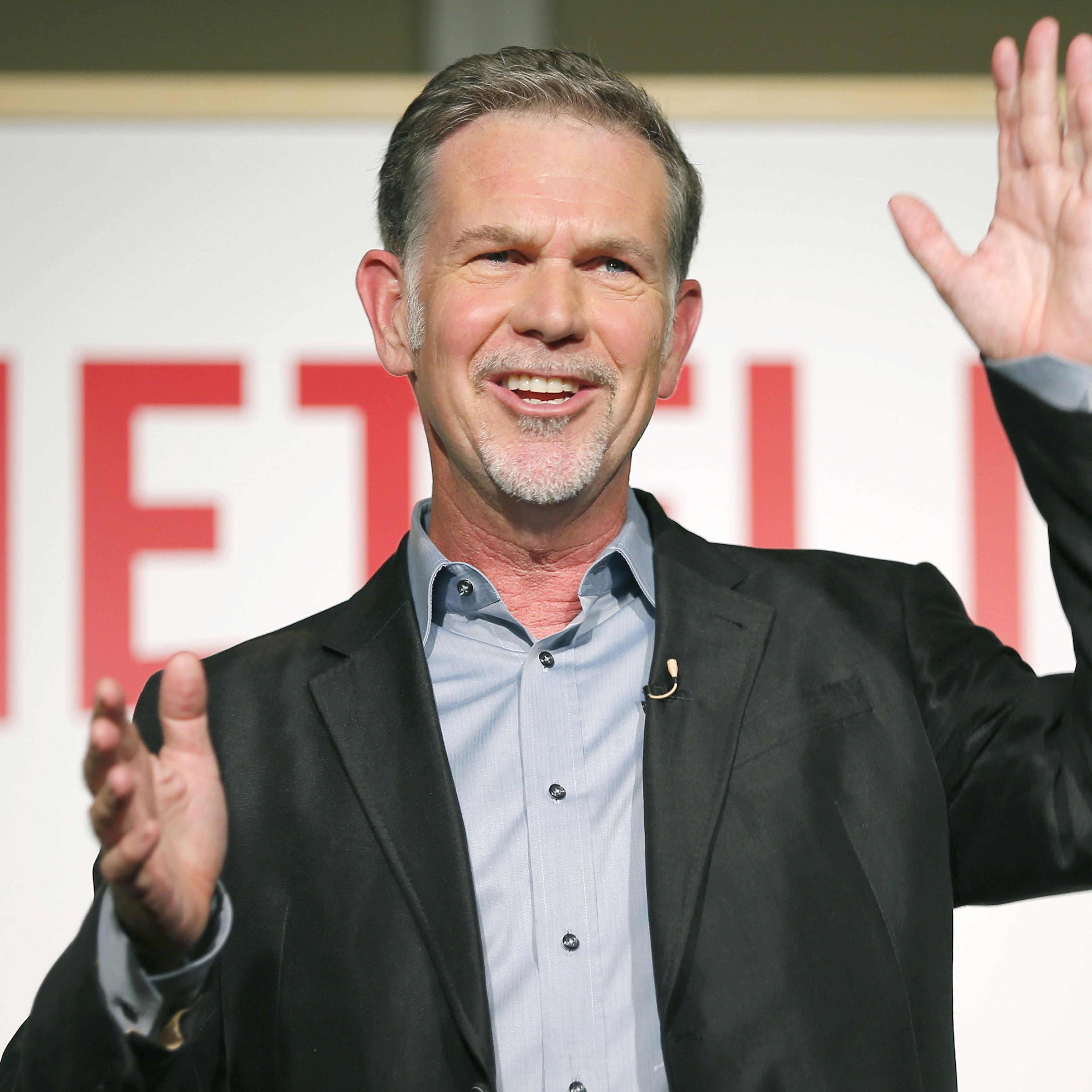 Netflix CEO Hastings meets press in Tokyo