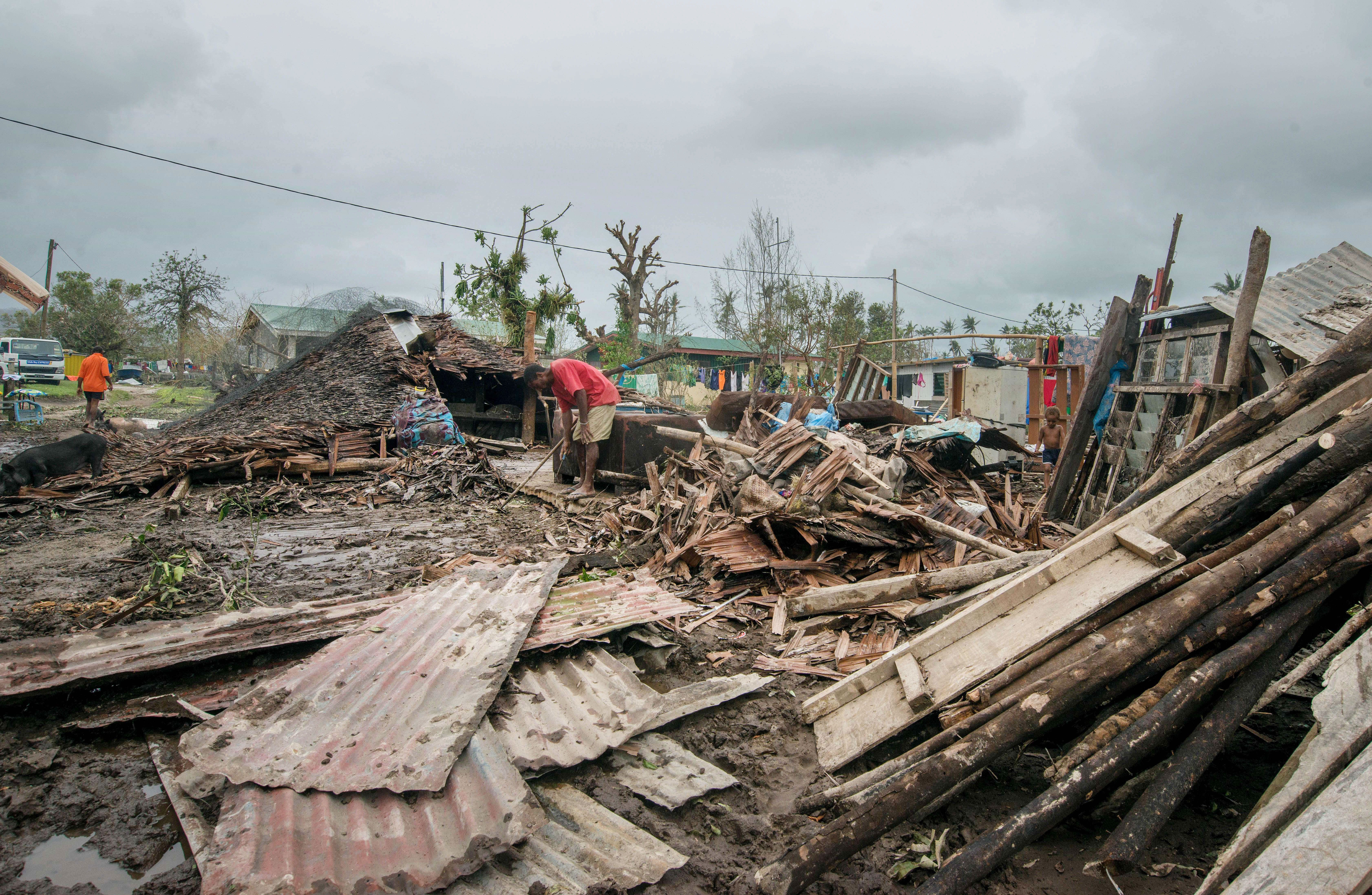VANUATU-WEATHER-CYCLONE