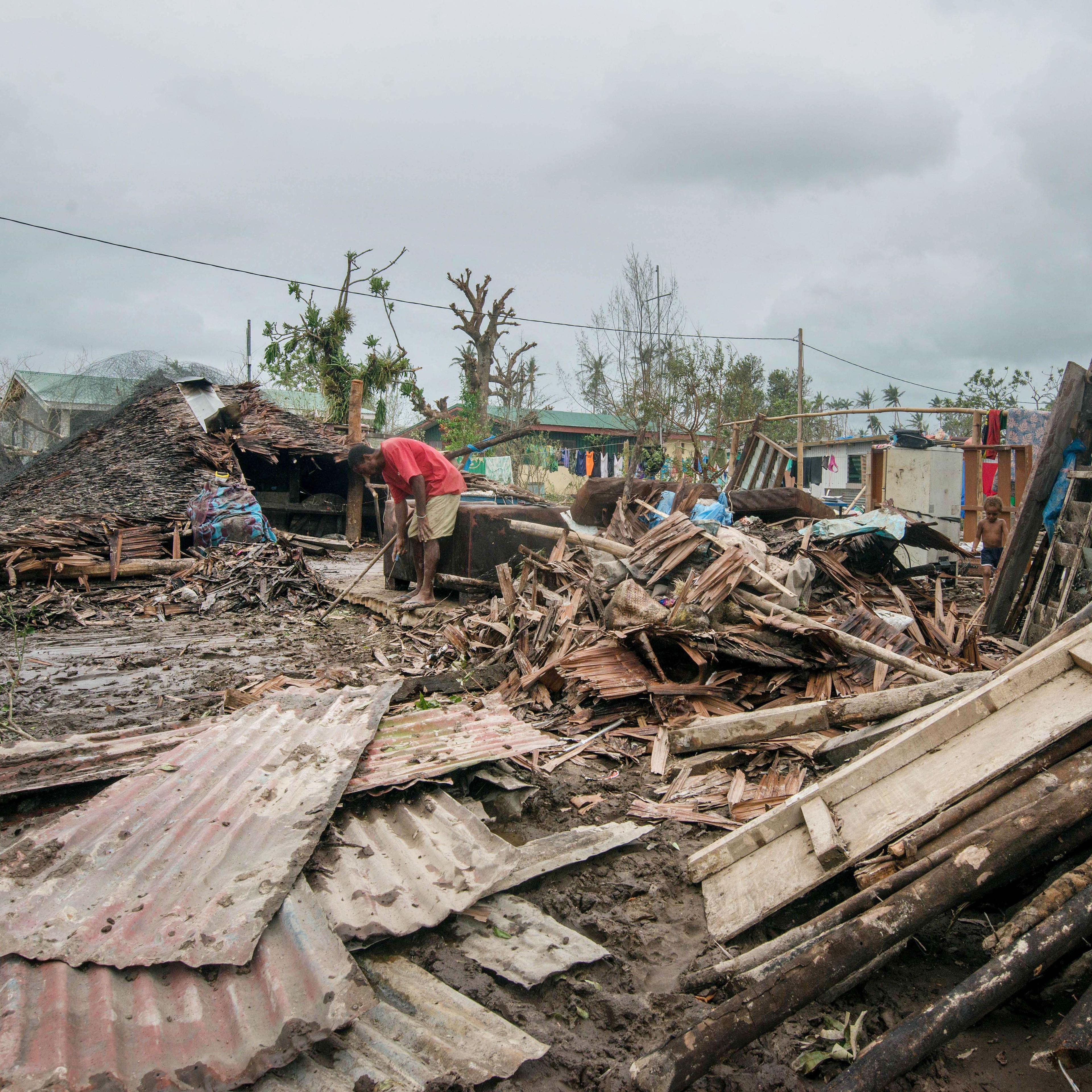 VANUATU-WEATHER-CYCLONE