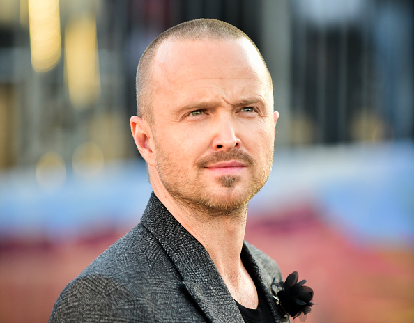 Aaron Paul attends the premiere of Netflix's "El Camino: A Breaking Bad Movie" at Regency Village Theatre in Westwood, California on October 07, 2019.